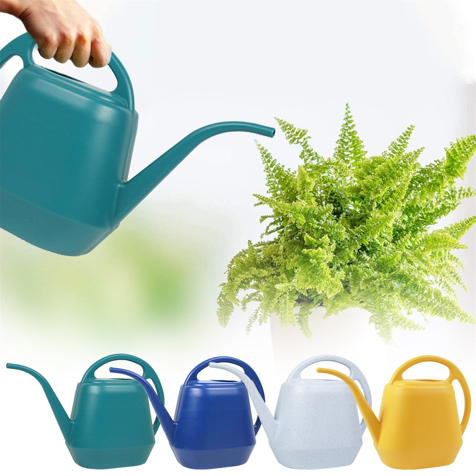 LGCASL Pot Watering Jug Small Plant Indoor Watering Plant Indoor Watering Jug Long Spout Watering Jug Watering Garden Pot Household Watering Jug Watering Garden Kettle （2L） Yellow
