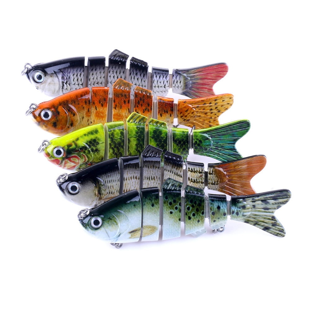 Wohany 6 Segment Swimbait Lures Crank baits Baits Hard Bait Fishing Lures