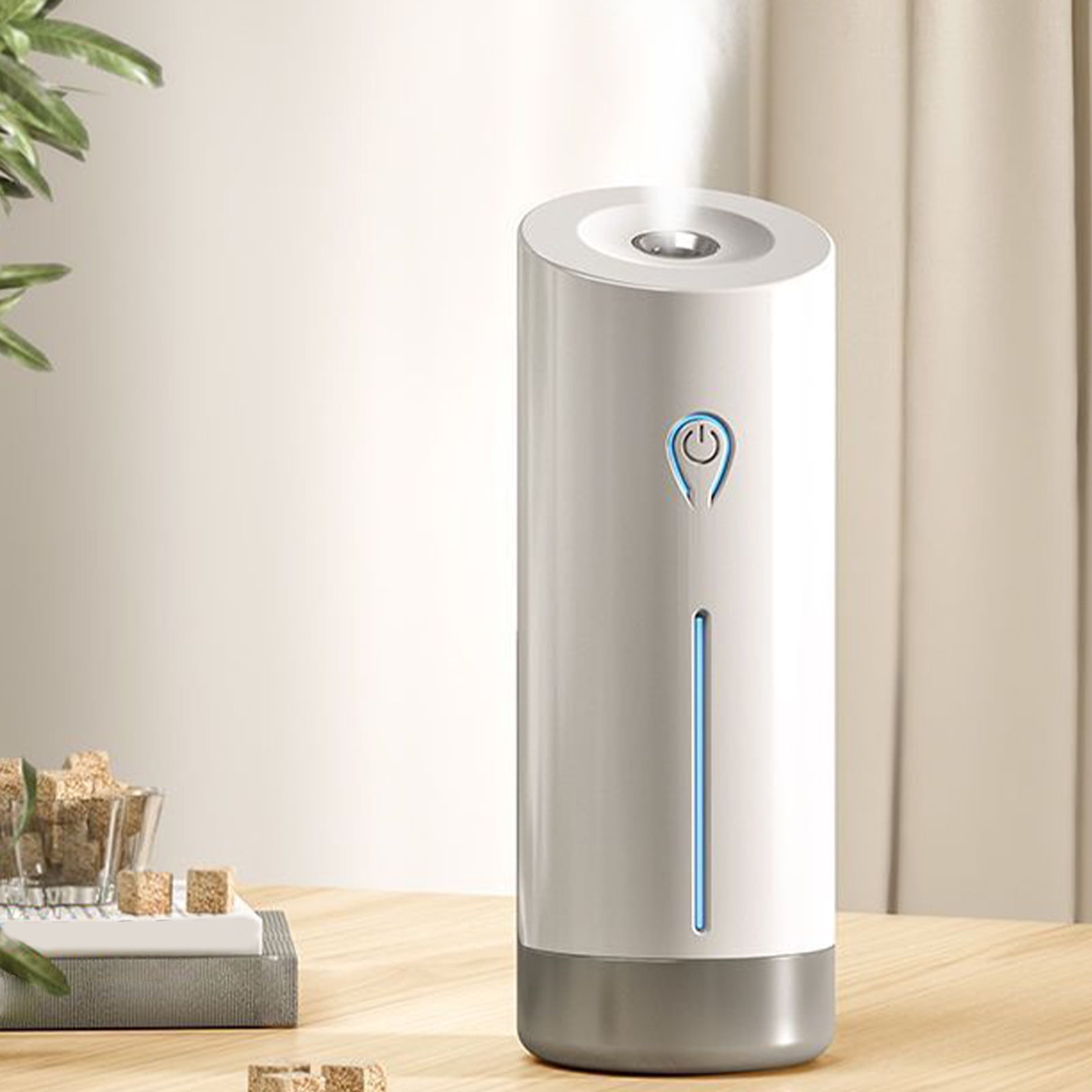 Automatic Air Freshener Diffuser for Large Rooms - 50ml Capacity with Adjustable Timer - USB-Powered Scent Machine for Home/Office - Quiet Operation & LED Display White