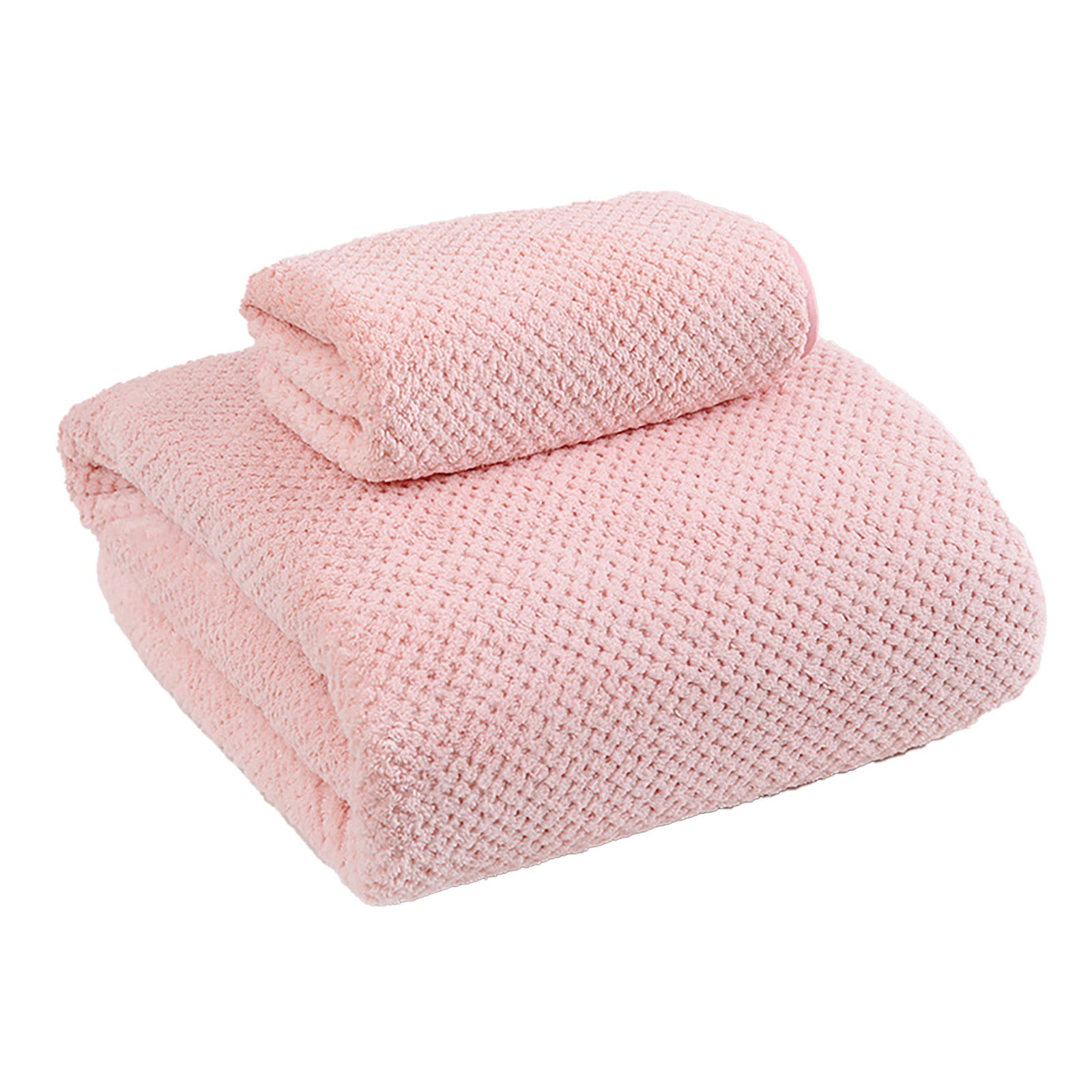 Bath Sheets Towels for Adults, 13.77x29.52 Inches - Light Thin Quick Drying Highly Absorbent Bath Towel for Bath, Fitness, Yoga, Travel, Sport and Shower (Pink) 13.77" x 29.52" Pink1