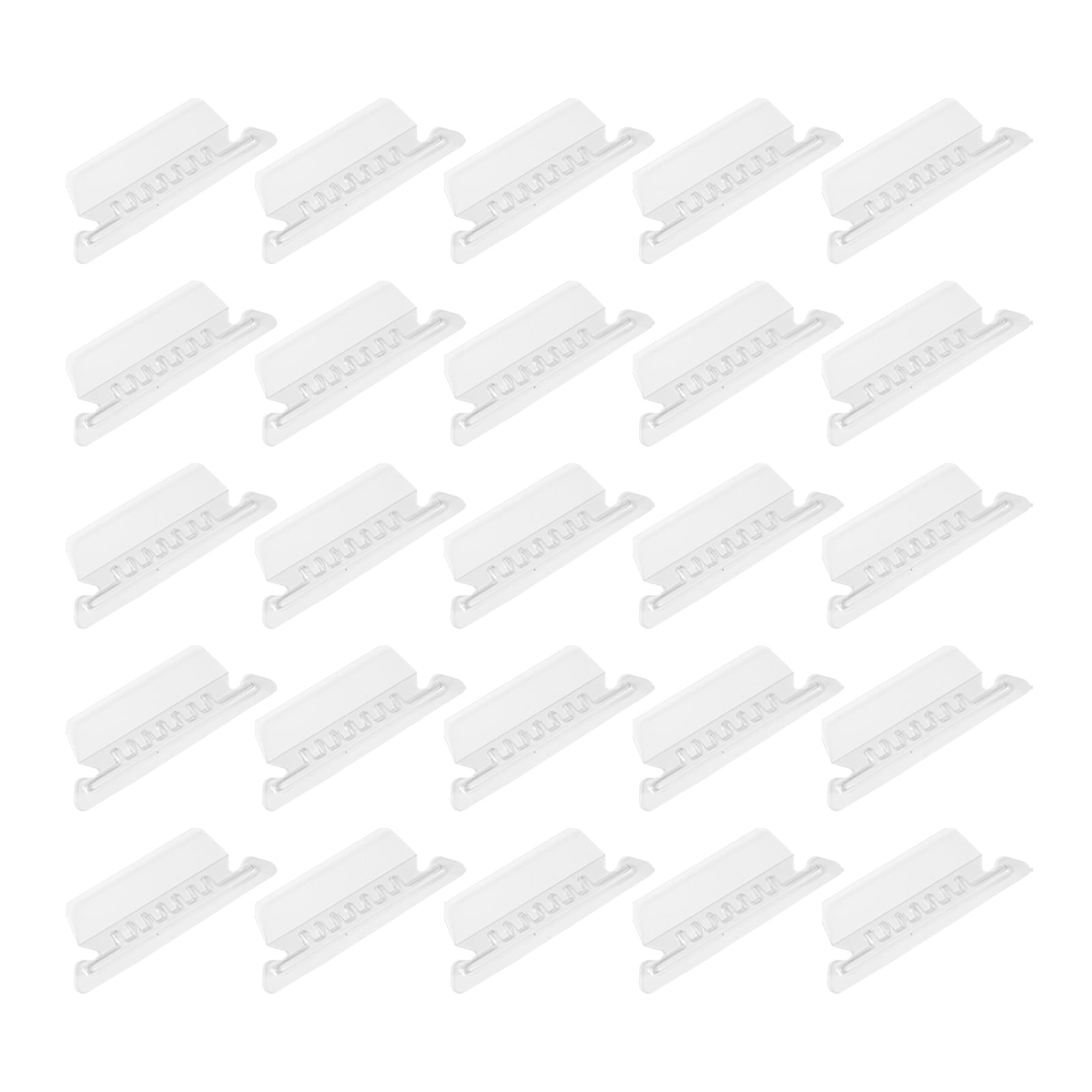 25 Pieces 3.5 Inch Clear Hanging Folder Tabs Hanging File Folder Tabs Clear Tabs for Hanging File Folders, Hanging File Folders with Tabs Office Hanging Files,Universal UNV43313 1/3 Cut Tab (Clear) Clear