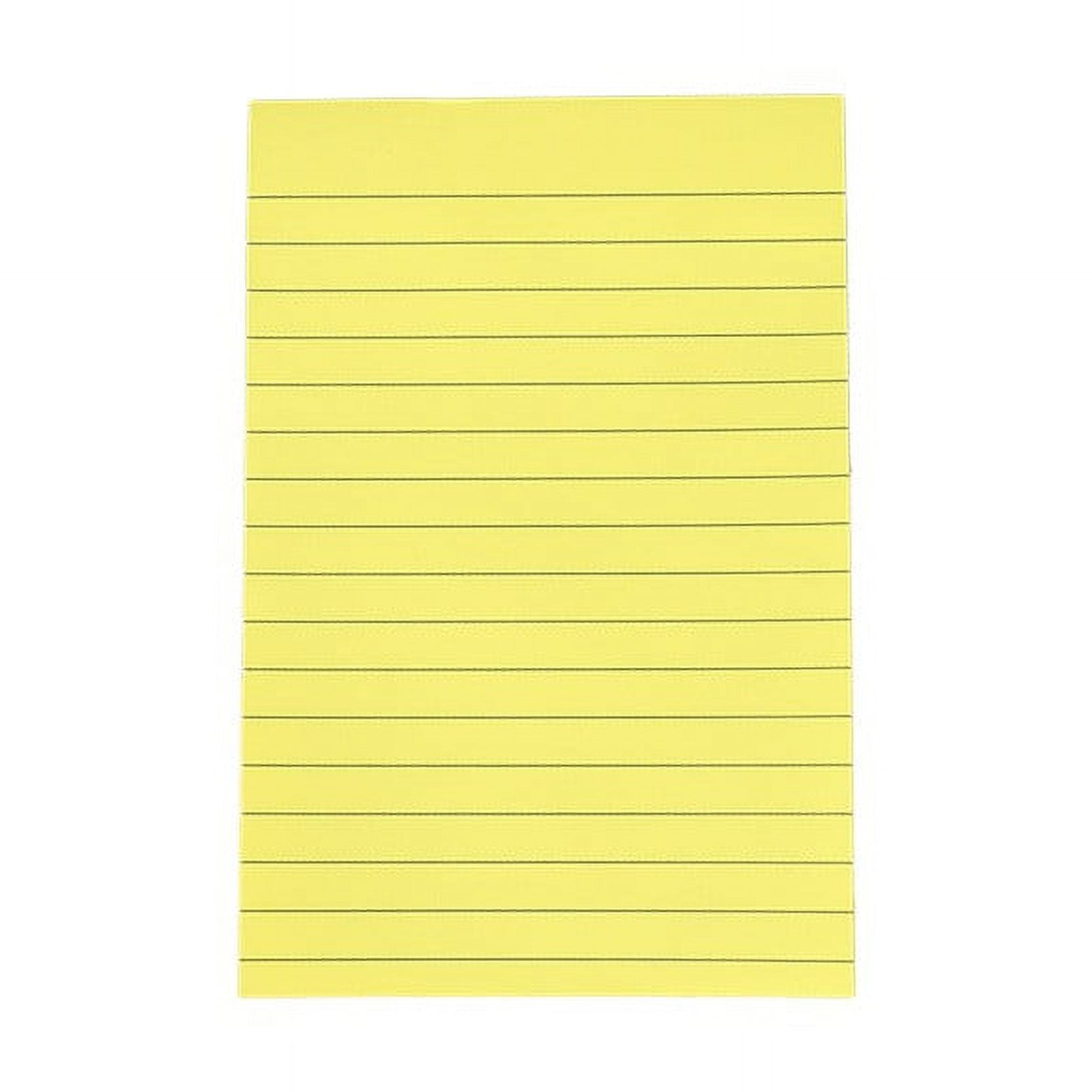 1 Pack Lined Sticky Notes 4X6 in Post, 8 Pastel Colors Large Ruled Post Sticky Colorful Super Sticking Power Memo Pads Strong Adhesive, Sticky Notes with Lines Office, Home, 50 Sheets/pad(B) C