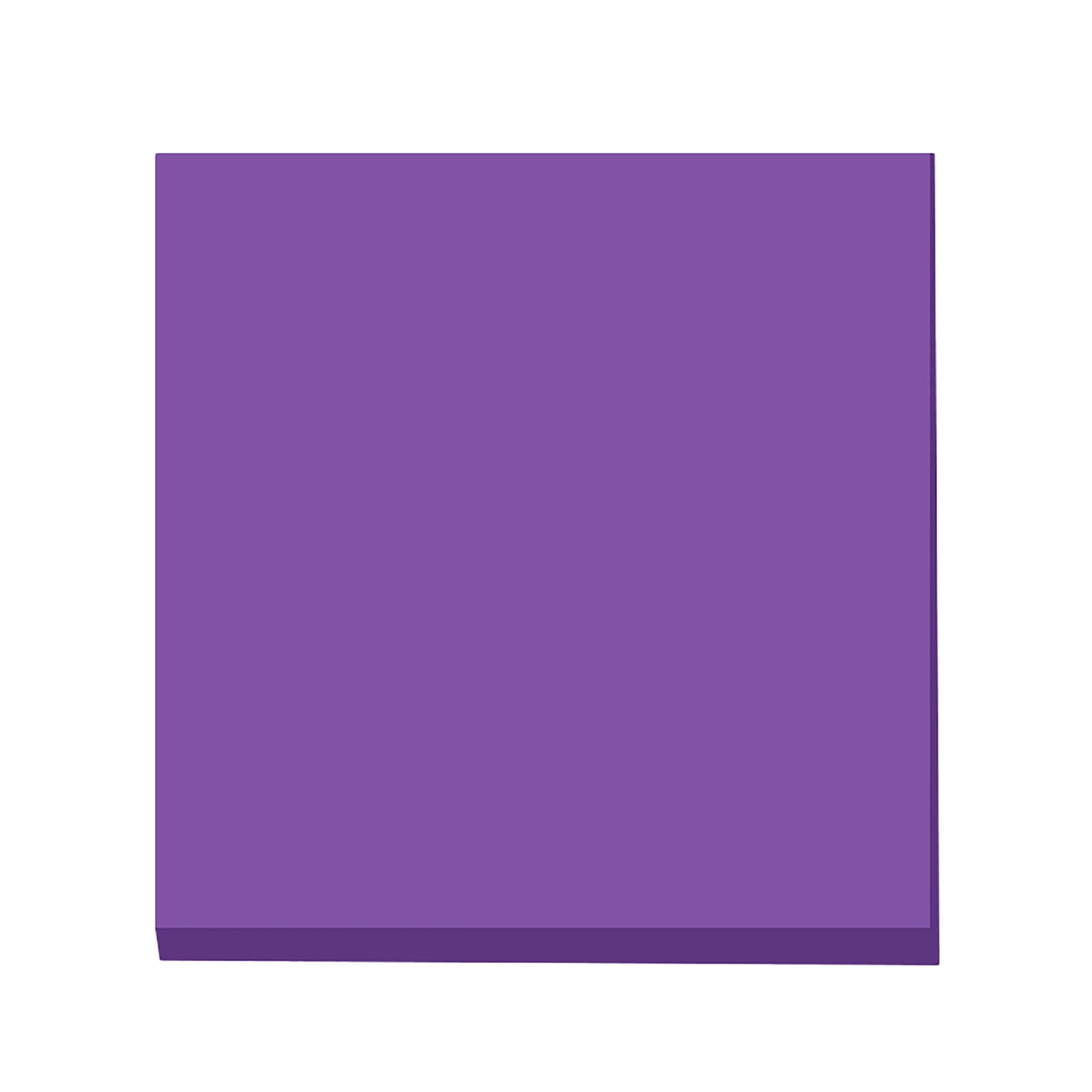 1 Pack Premium Multi-Use Sticky Notes 3x3 in Post Bright Stickies Colorful Super Sticking Power Memo Pads, Strong Adhesive, 100 Sheets/pad, Super Sticking Power Memo Pads(light blue,3x3") Purple