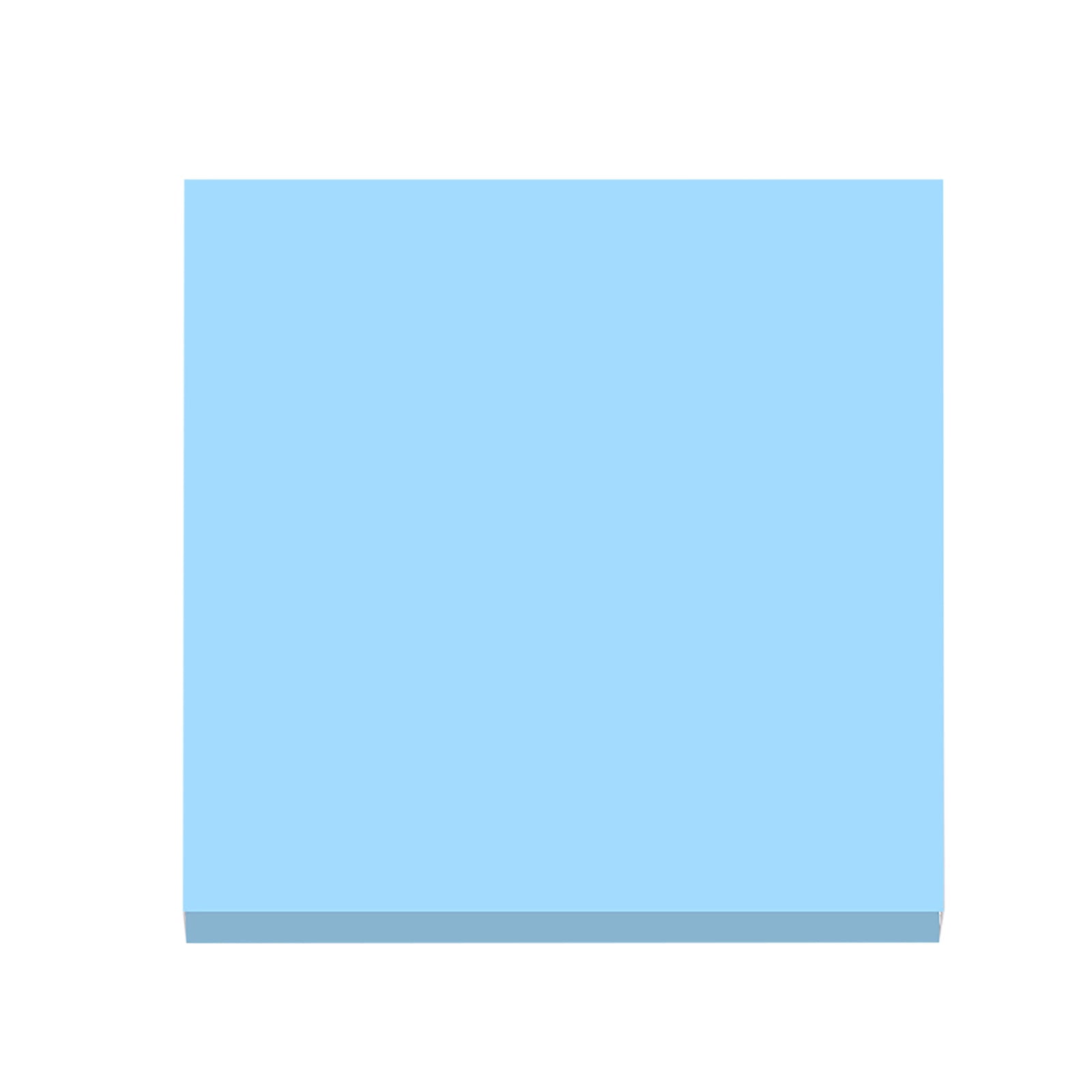 1 Pack Premium Multi-Use Sticky Notes 3x3 in Post Bright Stickies Colorful Super Sticking Power Memo Pads, Strong Adhesive, 100 Sheets/pad, Super Sticking Power Memo Pads(light blue,3x3") light blue