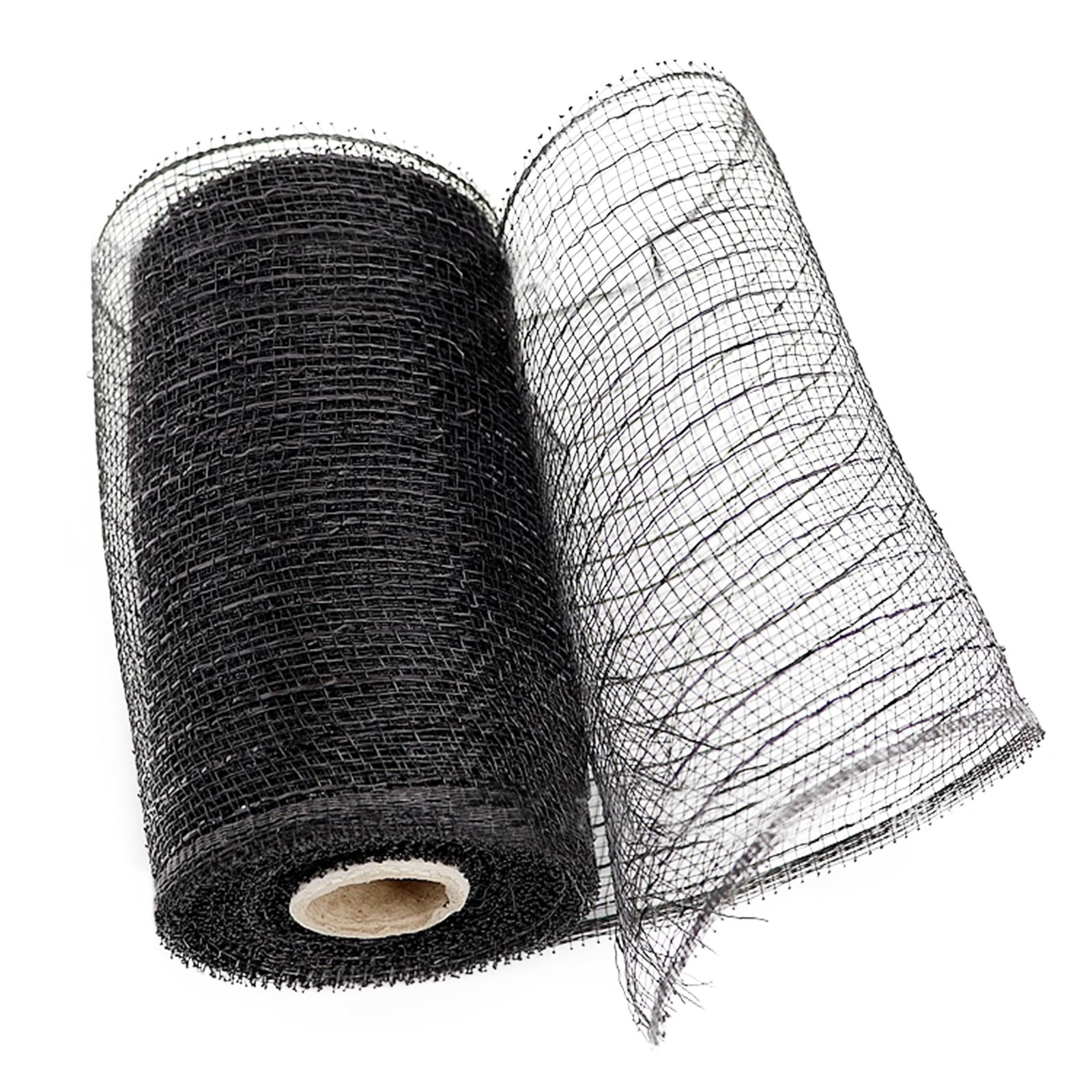 Poly Mesh Ribbon,6x338 Inch,Red Foil Mesh for Wreaths,Swags and Christmas Tree Decoration Ribbli Metallic Mesh Ribbon, Red Foil Mesh for Wreaths, Swags and Christmas Tree Decoration(Z1-Purple) Black