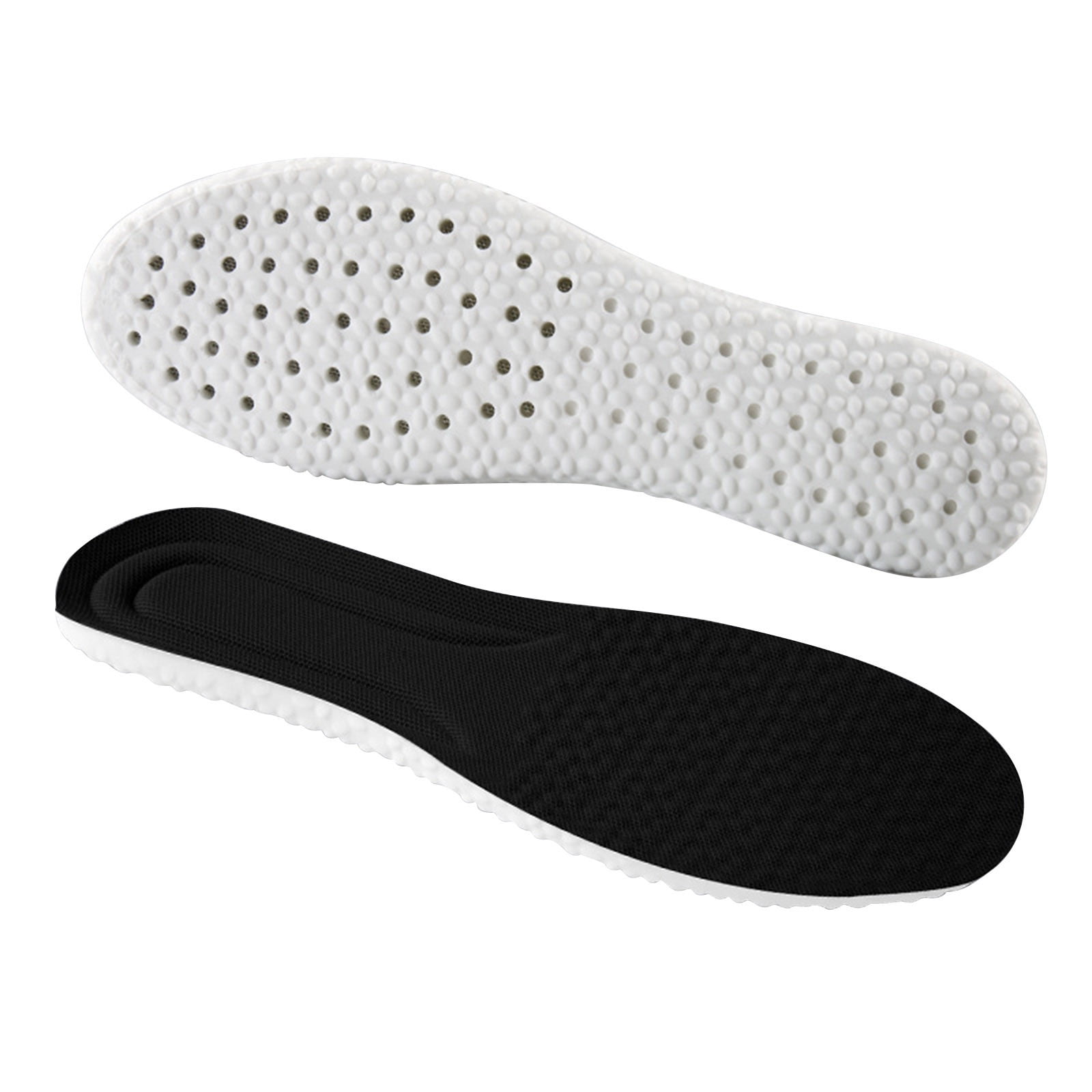 Steppers Insoles for Men Women, Massage Insole, Cloud Insole, Men's Comfortble Steppers Shoe Insoles Inserts, Memory Foam with Arch Surpport Insoles for Arch Pain,Advanced Sport Massaging Insoles Black 37-38