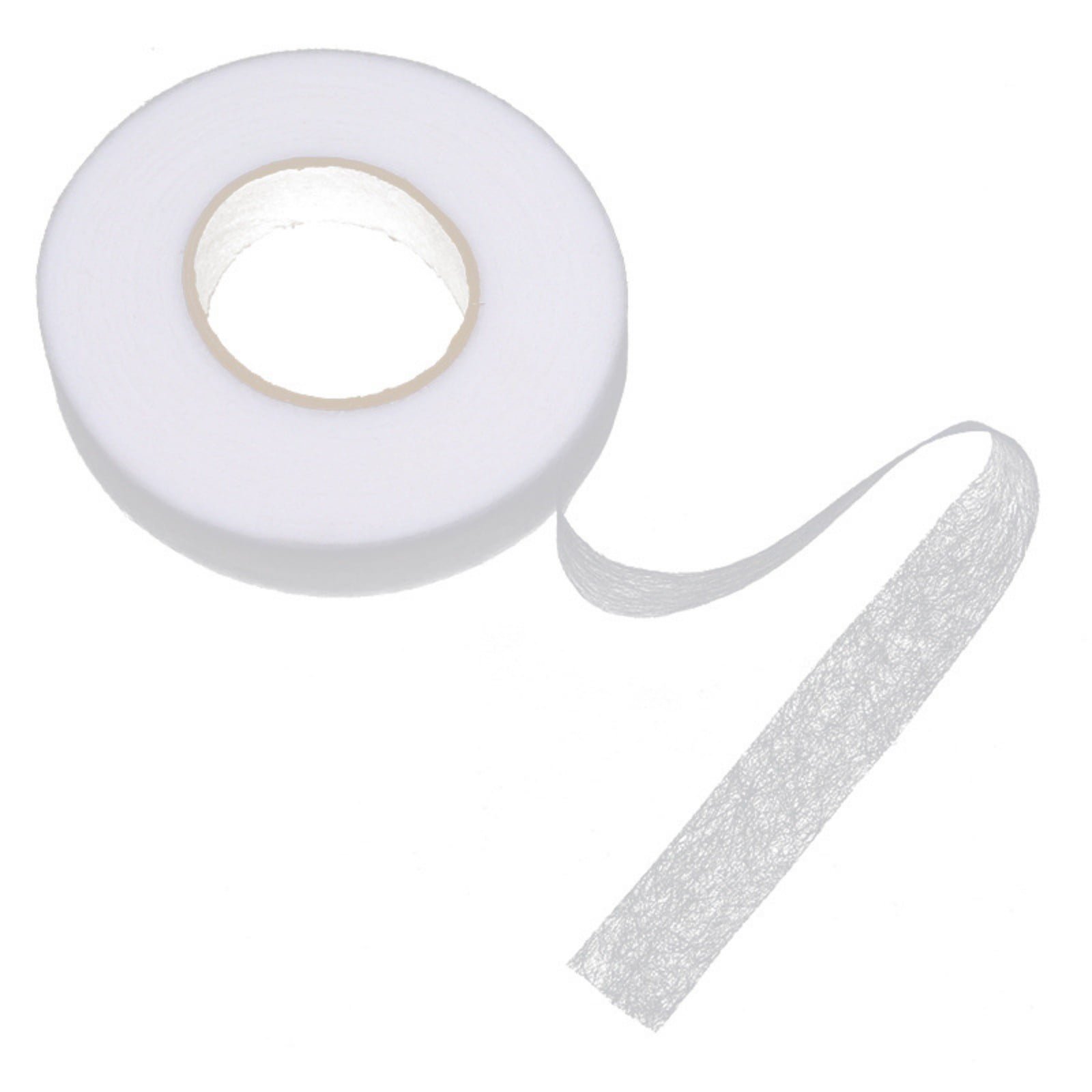 White No Sew Hemming Tape Double Sided,No Sewing Hemming Tape,Fabric Adhesive Tape,Fabric Tape For Hemming,No Sew Hemming Tapes For Pants Curtains Dresses Clothes Fabric Crafting Projects,1.5 cm 2 cm White