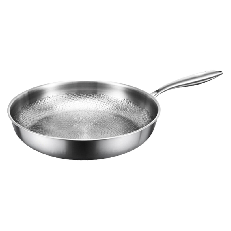 Titanium Pan,100% Non-toxic Titanium Pan,Non Stick Chemical-Free,Extreme Heat-Resistant & Lasts a Lifetime,Non-Stick Skillet for Home Use, Induction Cooktops And Gas Stoves for Omelettes Steaks 22cm