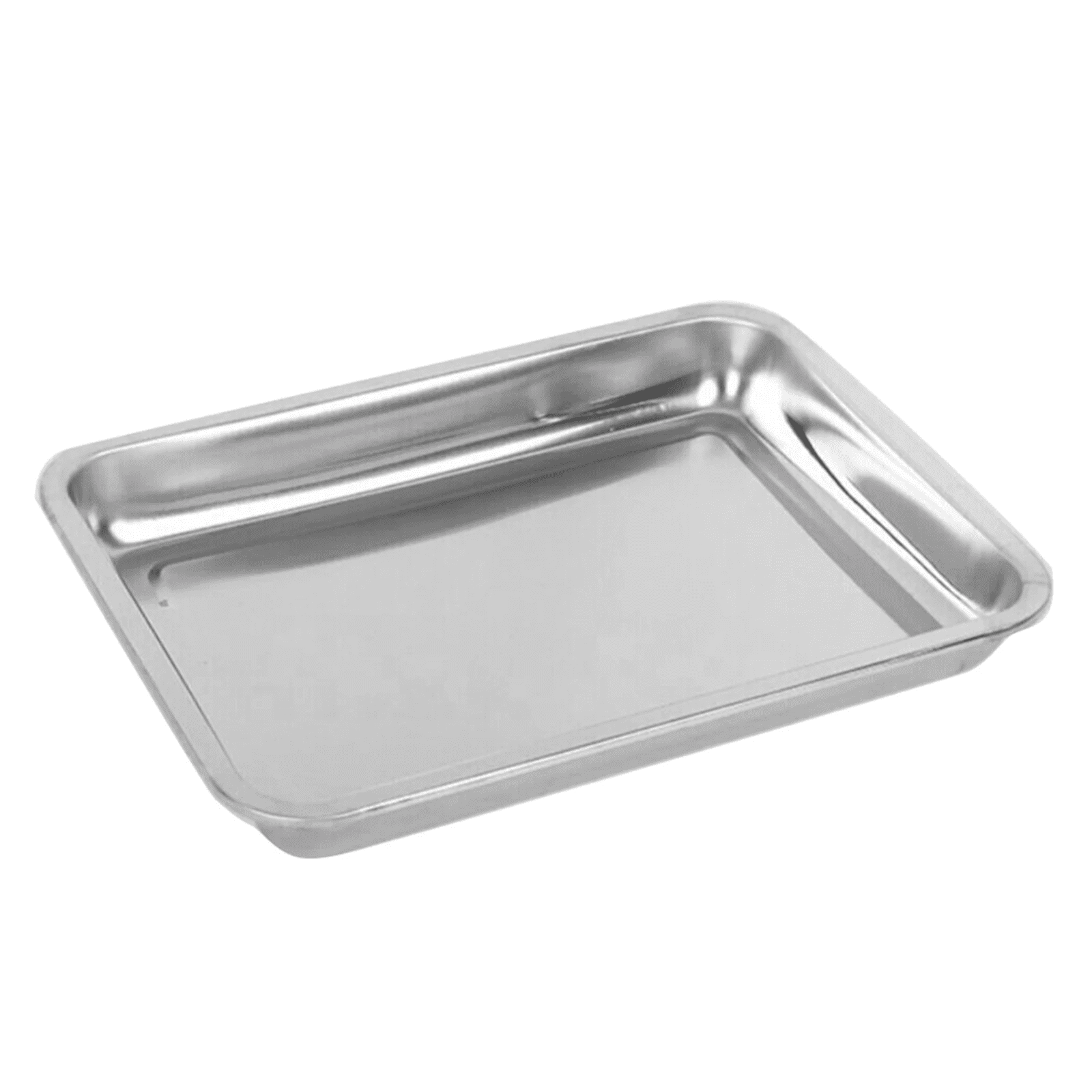 Stainless Steel Roasting, Pan Non-Stick Big Roaster Pan for Grilling or Drip Pan for Turkey, Durable Baking, Lasagna Pan, Dishwasher Safe, 1 Pcs, 10.63x7.87x0.79 15.75" x 11.81" x 1.89" Silver