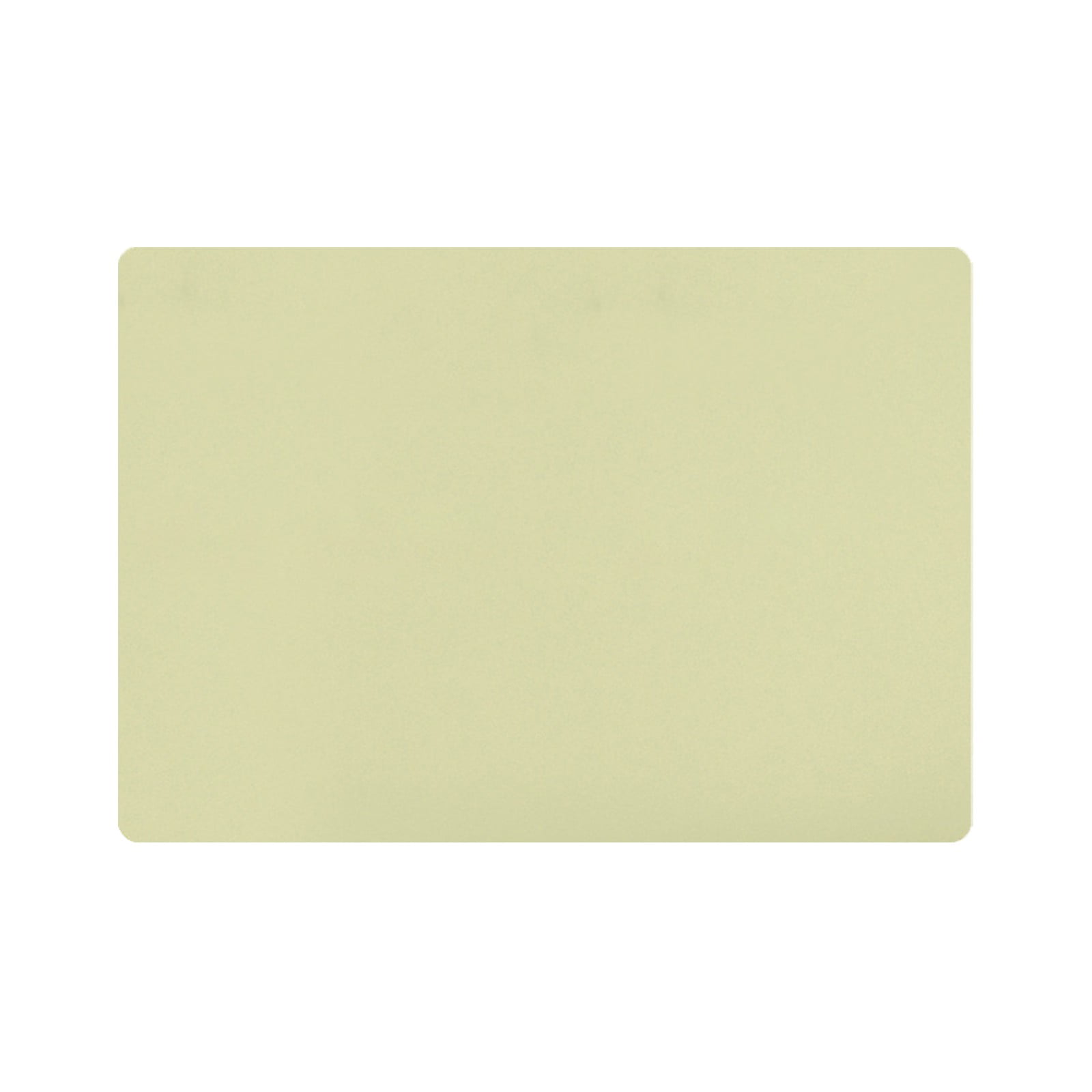 1 Pcs Placemats,Plastic Table Mats,16.93X11.81 Inch Rectangle Heat-Resistant Place Mat,Water-Proof Non-Slip Dining Table Mats,Wipeable Washable Placemats,Place Mats For Kitchen Table,Yellow Light Yellow