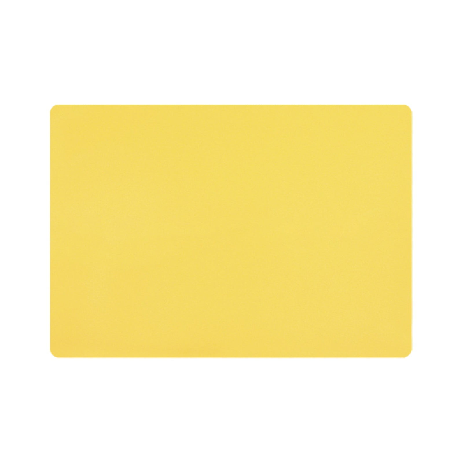 1 Pcs Placemats,Plastic Table Mats,16.93X11.81 Inch Rectangle Heat-Resistant Place Mat,Water-Proof Non-Slip Dining Table Mats,Wipeable Washable Placemats,Place Mats For Kitchen Table Yellow