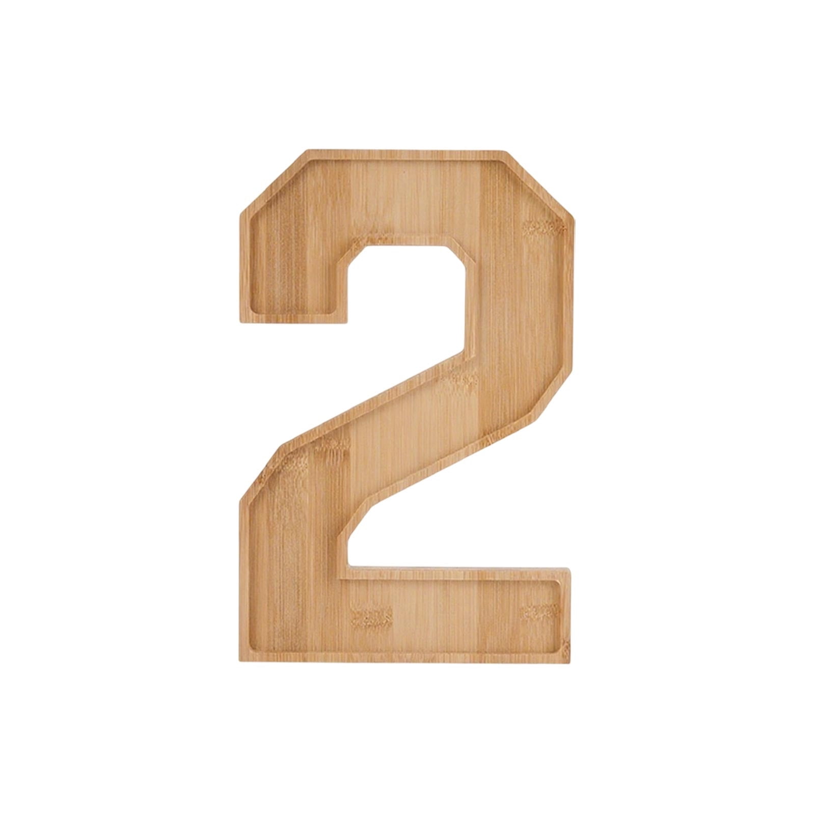Wooden 2026 Party Supplies Charcuterie Numbers Fillable Decoration,2026 Graduation Fillable Numbers,Number Charcuterie Board Box for Fruit Cheese Platter Candy Cake Plates,Display Candy Snack Tray Number 2