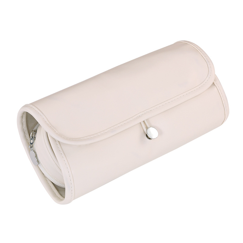 Women's Toiletry Bag - Make Up Bag - Cosmetic Bag - Travel Toiletry Bag - Roll Up Toiletry Bag - Make Up Organizer - Travel Case - Travel Organizer - Make Up Case - Make Up Bag - Luggage Organizer - Cosmetic Case - Toiletry Bag - Beige - 1 Piece