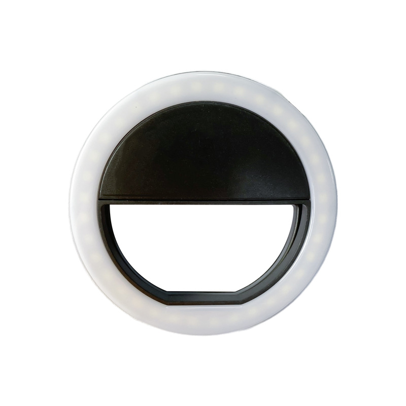 LED Ring Light 85mm - Universal & Adjustable - Selfie Ring Light for Phone - Selfie Ring Light for Streaming - Makeup Lamp Round Light - Portable Ring Light - Cheap Studio Lamp