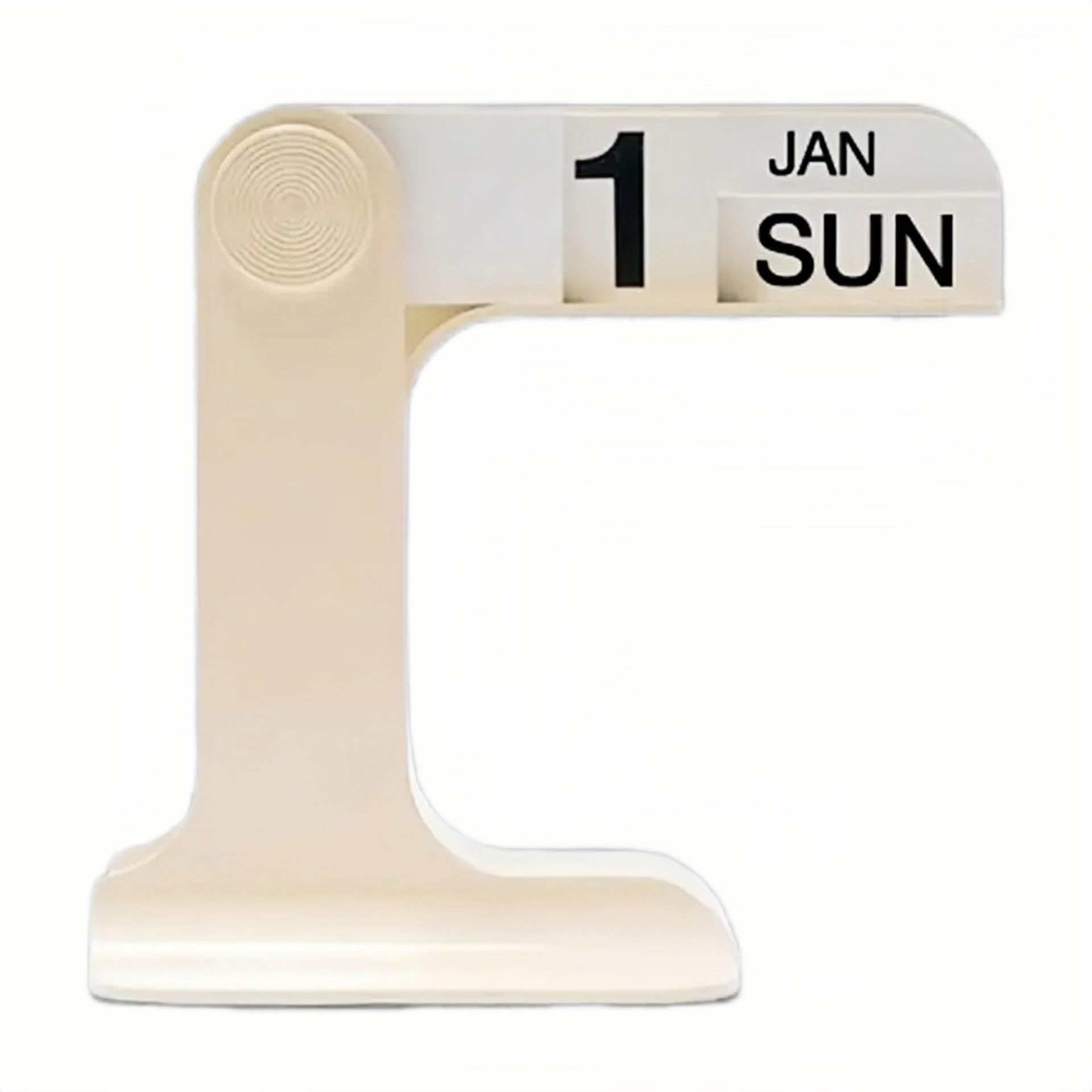 Perpetual Calendar - Desk Calendar - Desk Accessories - Calendar - Retro Gadgets - Home Decor - Office Supplies - Date Indicator - Table Calendar - Vintage Decoration - Black - 1 Piece