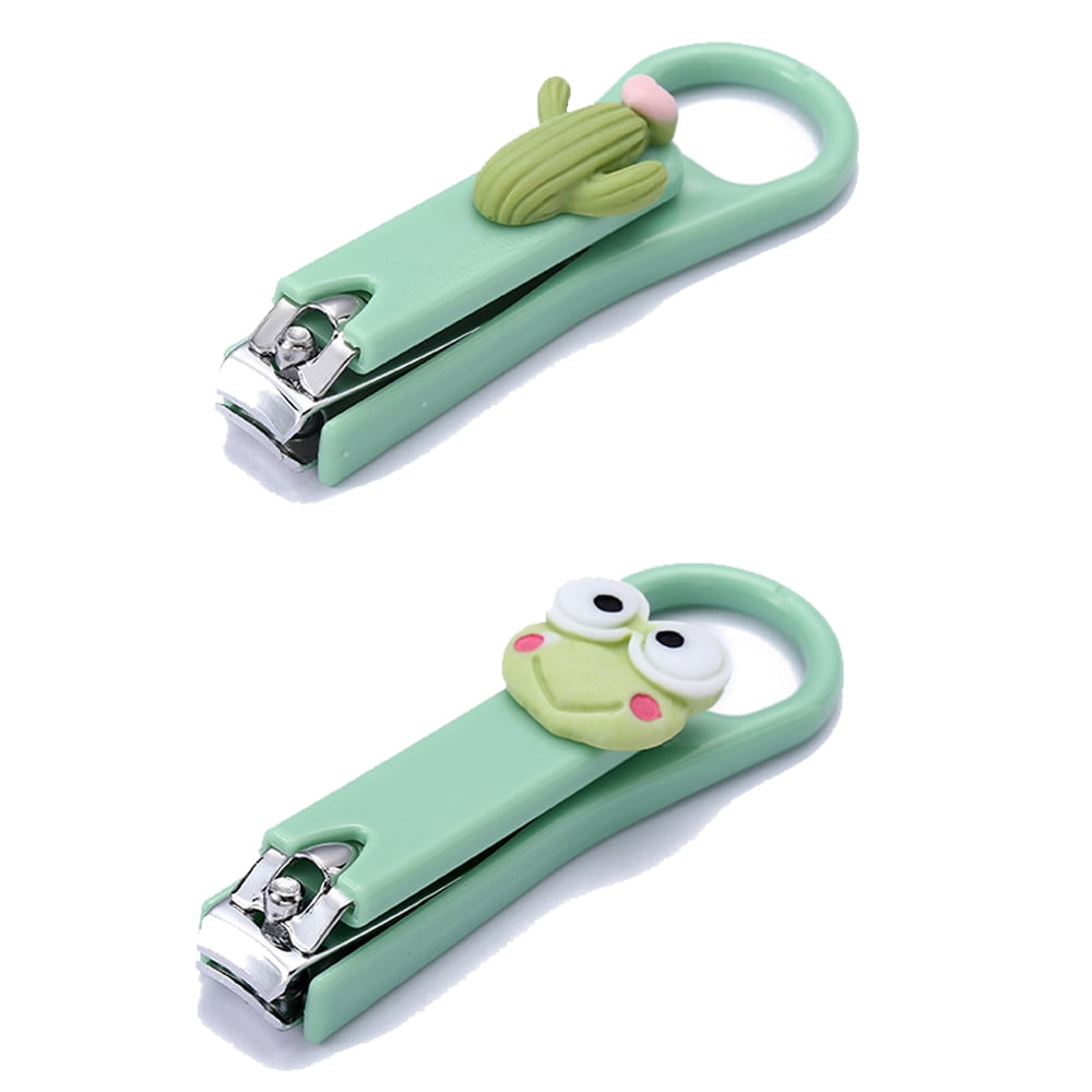 2Pcs Fingernail Clipper,Very Sharp and Cute Nail Clippers,Suitable for Adults and Children style 7
