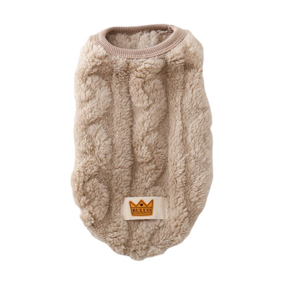 Cat Sweaters Kitty Sweater for Cats Knitwear,Small Dogs Kitten Clothes Male and Female,High Stretch,Soft,Warm Dog Clothes for Small Dog and Cat Winter S Beige