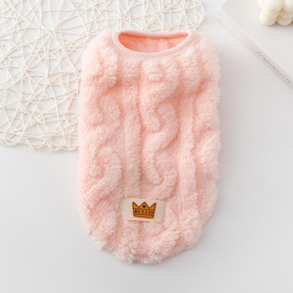 Cat Sweaters Kitty Sweater for Cats Knitwear,Small Dogs Kitten Clothes Male and Female,High Stretch,Soft,Warm Dog Clothes for Small Dog and Cat Winter S Pink
