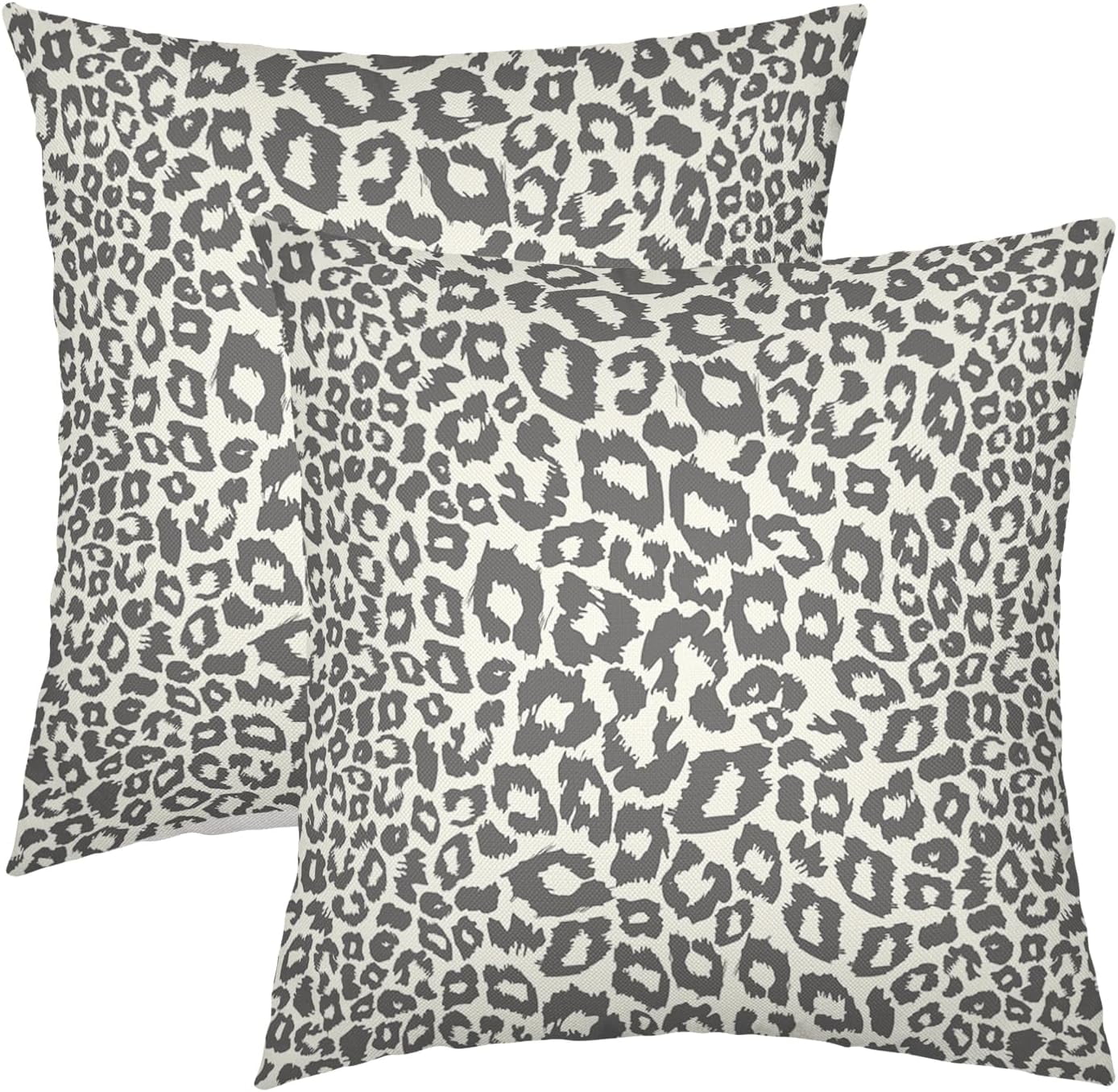 Lime Green White Leopard Print Pillow Covers 18x18 Inch Set of 2 Cheetah Animal Spots Decorative Throw Pillows For Couch Farmhouse Chinoiserie Pillow Cases Home Decor For Room Sofa Bed Porch Outdoor 20" x 20" Wine Red