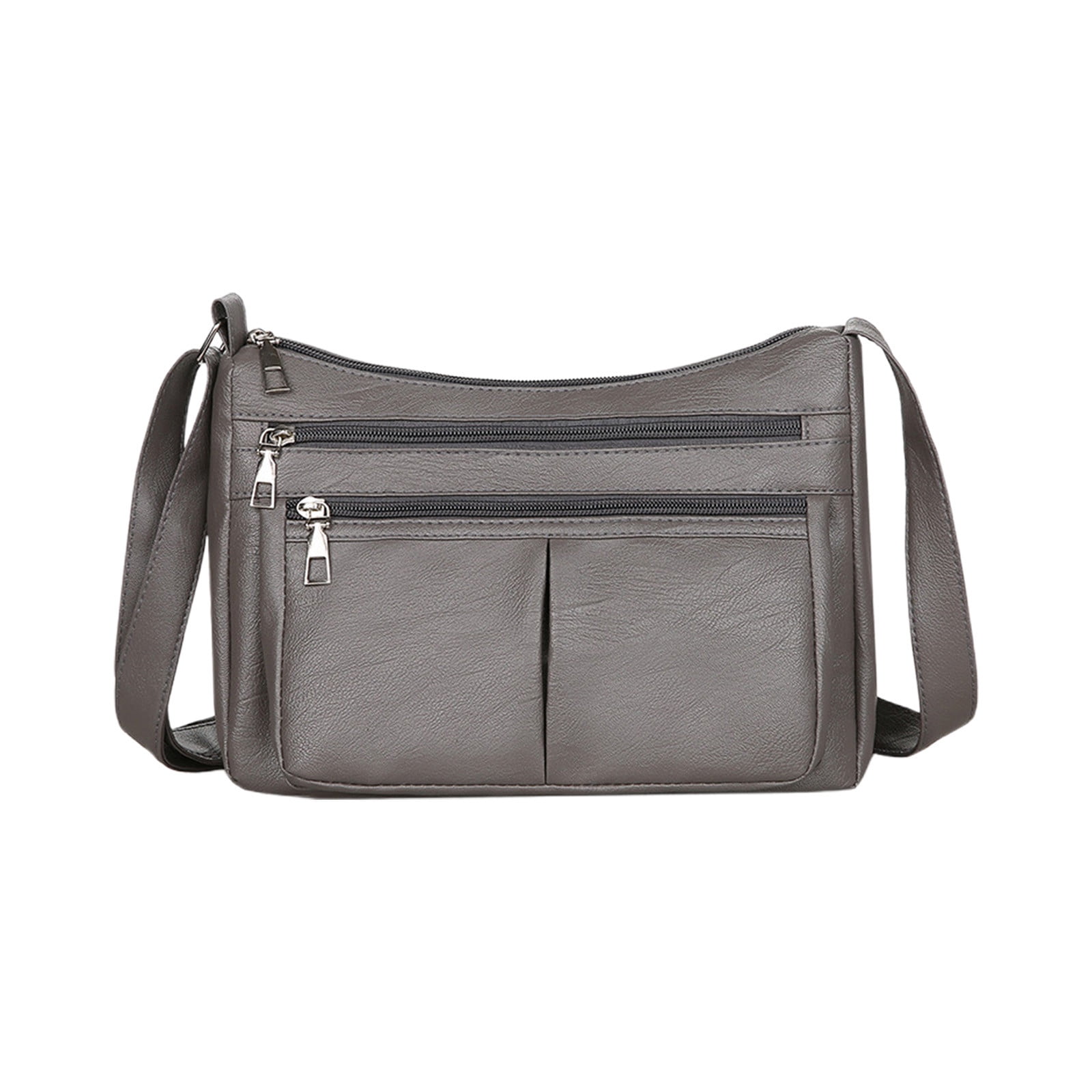 Purses for Women Soft PU Leather Shoulder Bag Ladies Crossbody Purse and handbags Lightweight Pocketbook Gray