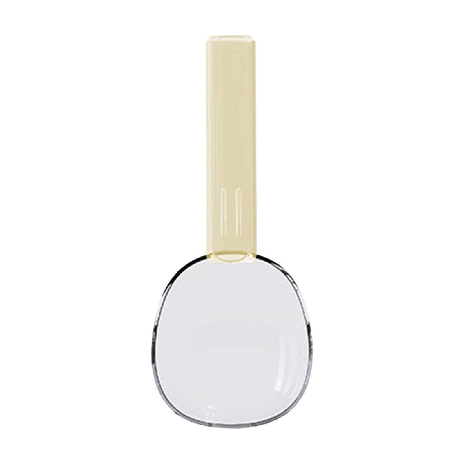 Flour Scoops for Canisters, Grain Scoop Measuring Cups, Food-Safe Kitchen Utensils, Multi-Purpose Flour Scoop for Canisters, Rice Spoon Beige