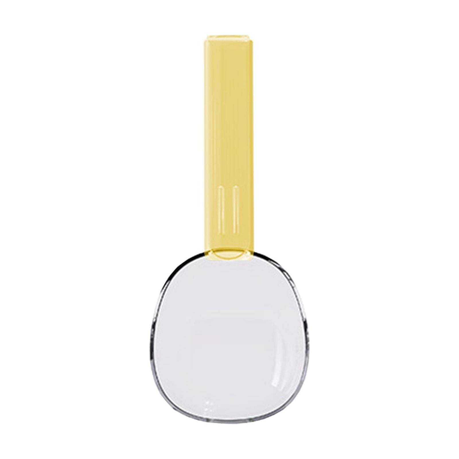 Flour Scoops for Canisters, Grain Scoop Measuring Cups, Food-Safe Kitchen Utensils, Multi-Purpose Flour Scoop for Canisters, Rice Spoon Yellow