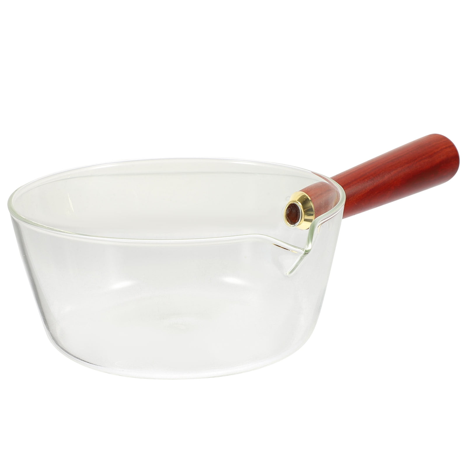 SKISUNO Borosilicate Glass Cookware Set, Assorted Colors, 9.5 Inch Kitchen Pots and Pans