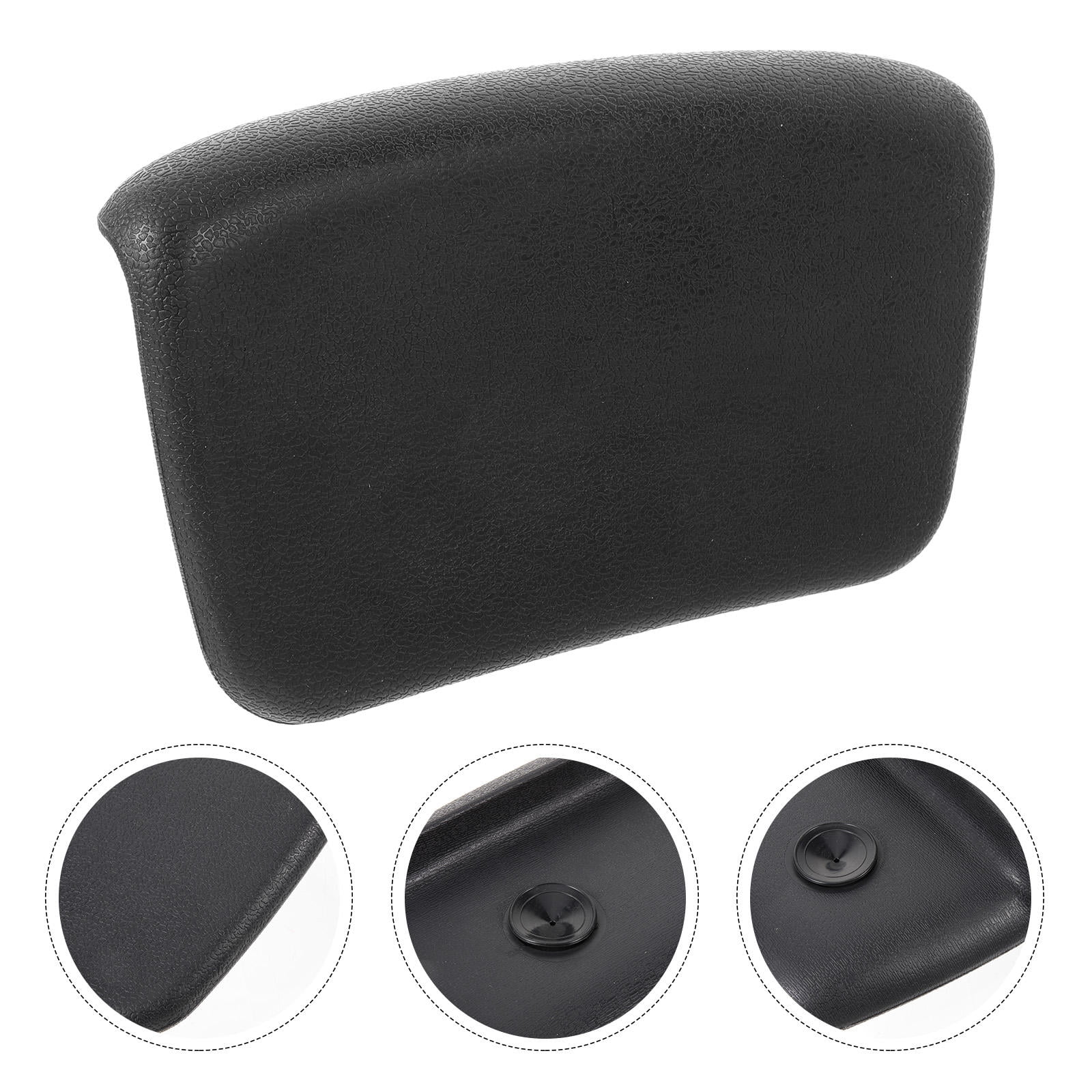 WHAMVOX Soaking Tub Pillow Bathtub Padding for Adults Replacements Black