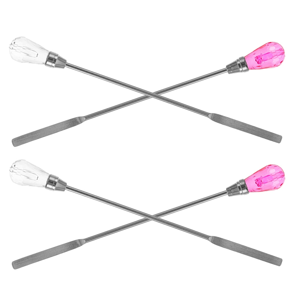4-Pack Metal Wax Stirring Sticks for Candle Making, Wax Seals, and Crafting, Assorted Colors