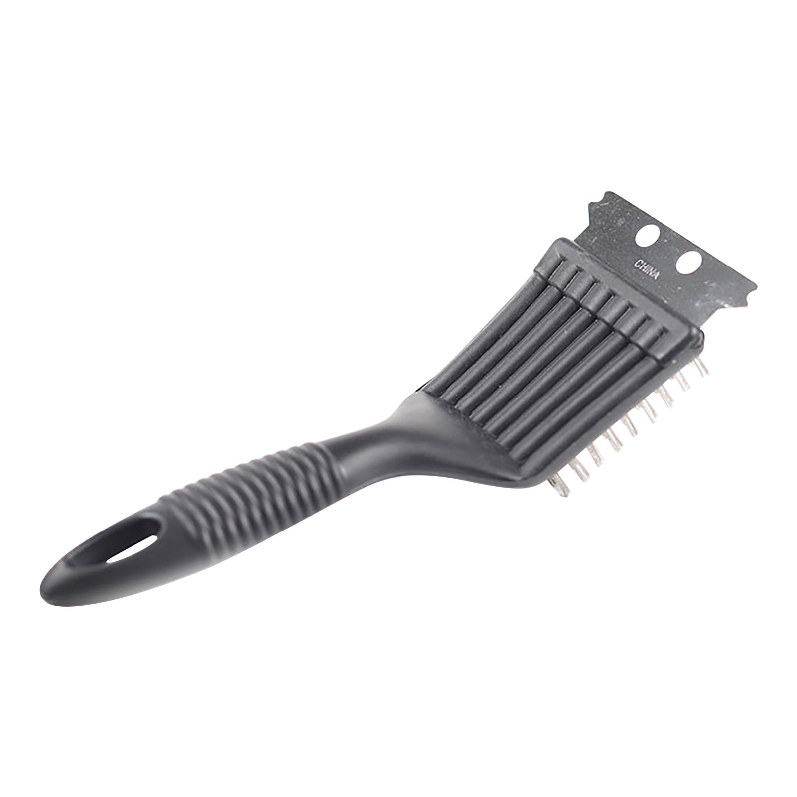 Stainless Steel Grill Cleaning Brush, Wire Brush, Grill Brush Cleaner Tool with Scraper and Wire Brush for Gas, Electric, Charcoal Grill, BBQ Grill, r, Grill Grate