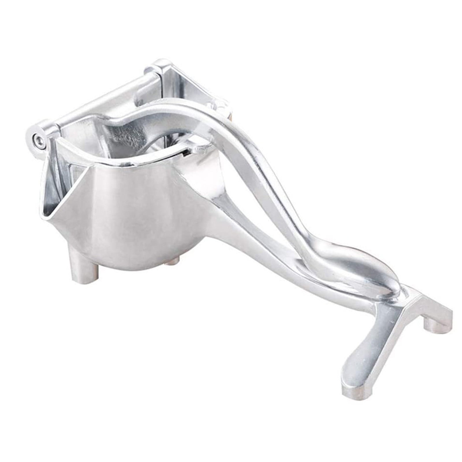 Extra Large Lemon Squeezer Stainless Steel - Easy Squeeze Heavy Duty Lemon Juicer Hand Press - Ergonomic Citrus Squeezer & Fruit Juicer for Small Oranges, Lemon & Limes (7.9×1.2 inch) As Show A