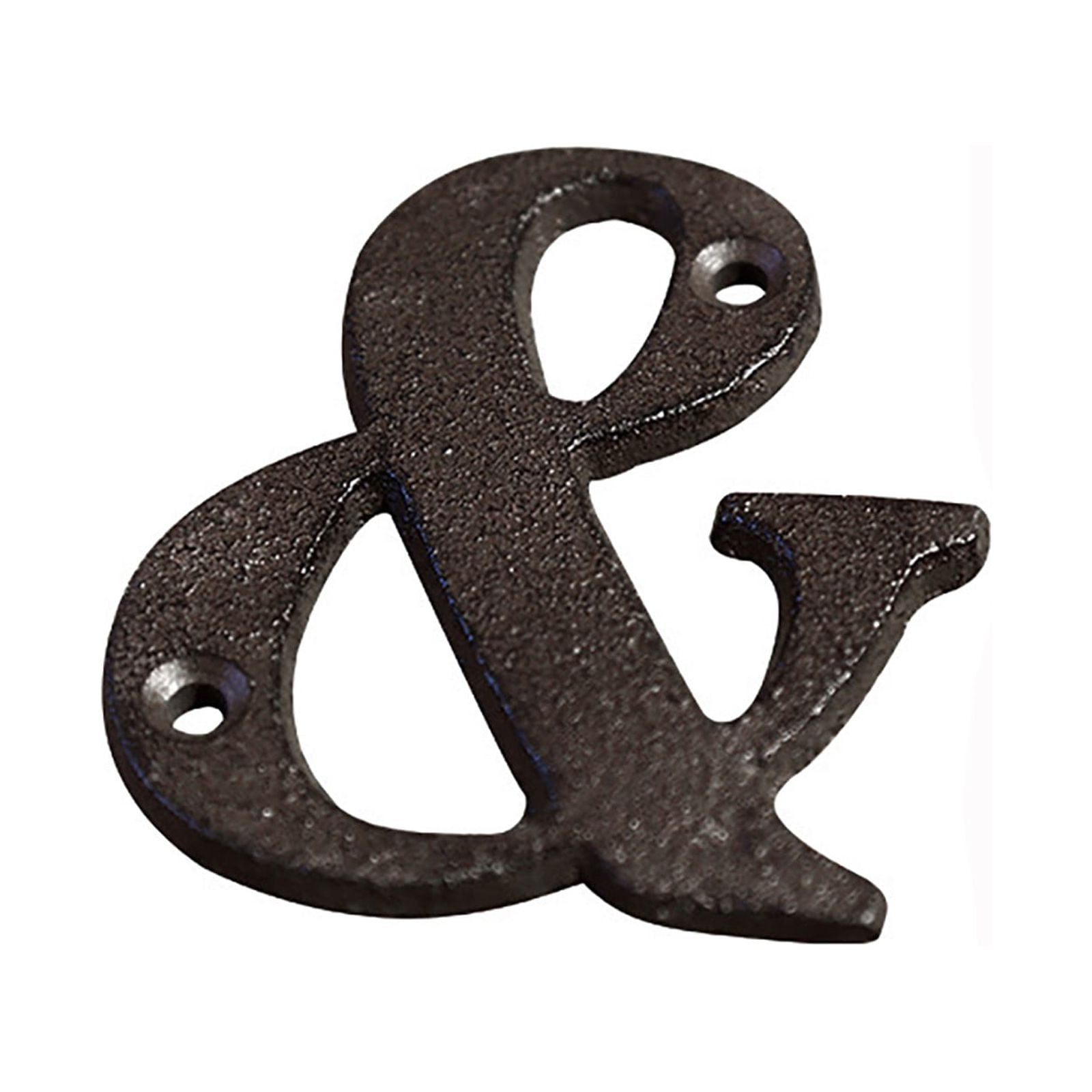 3 inch Iron House Number, Iron Black House Numbers for Outside, Metal Mailbox Numbers for Outside, Home Address Numbers for House, Matching Screws L
