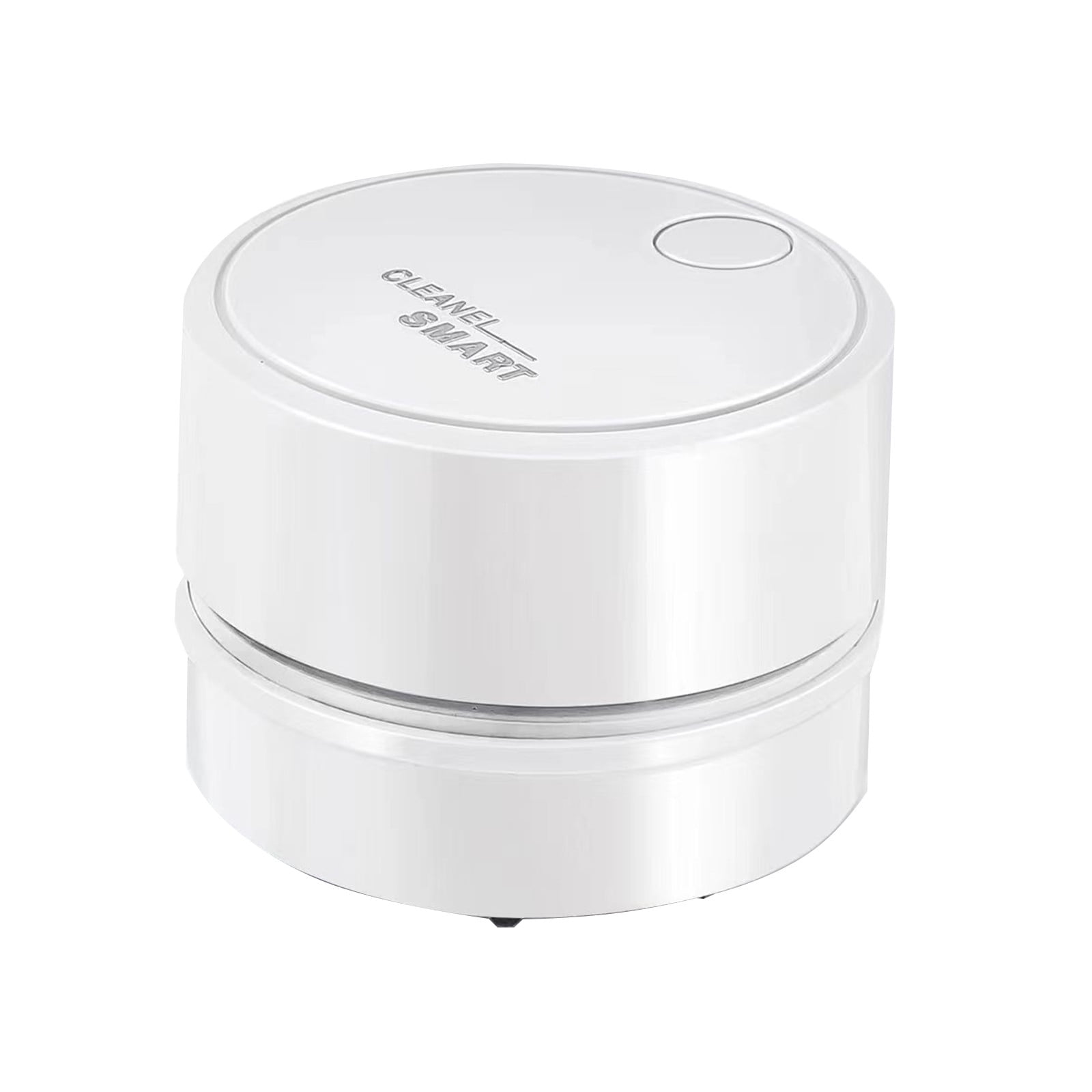 Back to School Desk Vacuum Cleaner, 360 Degree Rotating Design, Mini Table Vacuum Improved Details USB Cordless Vacuum, Sucks up Tiny Items Crumbs for Desktop Drawer Countertop 2.5×3.2 in White