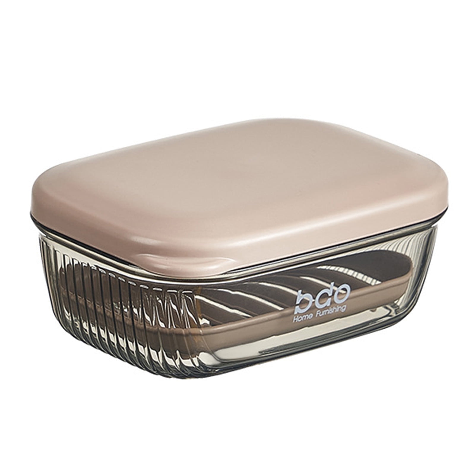 Kdkad Travel Soap Case, Leakproof Soap Container with Lid, Portable Bar Soap for Traveling Transparently Soap Dishes for Bathroom Shower Gym School Camping