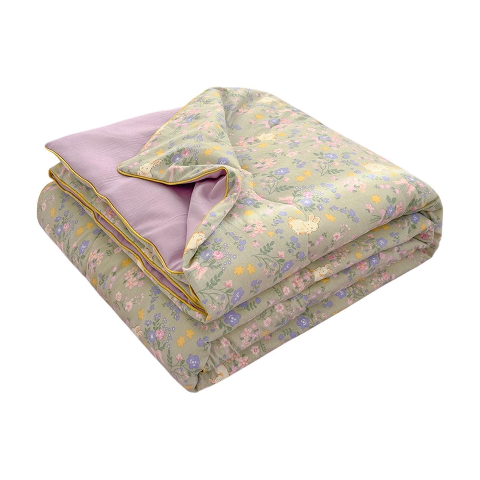 Reversible Patchwork Quilts Queen Size, 78.74x59.05in Lightweight Plaid Bedspreads Coverlets Quilt Bedding Blanket for All Seasons #M - Multicolor - 59*79"