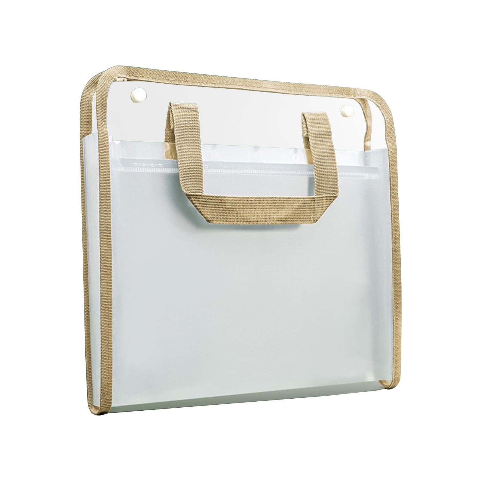 Expanding File Folder with Handle 13 Compartment Large Capacity File A4 Accordion File Organizer with buttons Portable Transparent and Waterproofing Filing Box for Classroom,Home,Office P-ink,Blue,Green,Khaki
