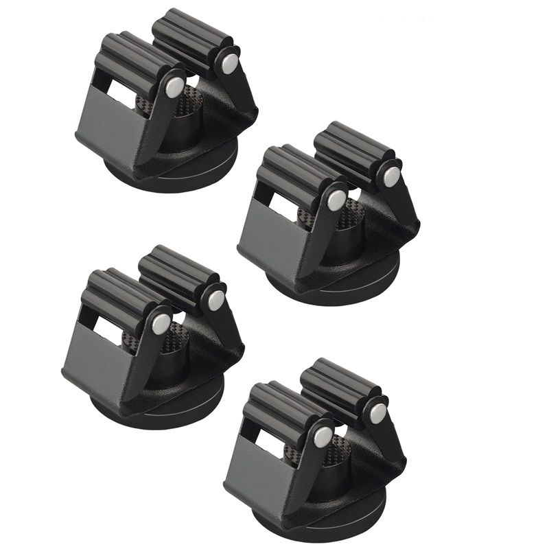 Magnetic Broom Holder,4PCS Anti-Slip Magnetic Mount Storage Broom Holders with Rubber Grippers,11lbs Heavy Duty Magnetic Tool Holder for Work Garage Laundry Kitchen RV Van Accessories