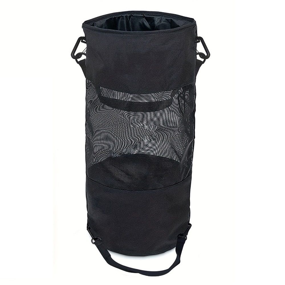 2 Pack Boat Trash Bag, Portable Trash Mesh Bags, Boats Trash Can Boat Garbage Container Boat Accessories for Boat Kayak Camper Fishing Cabin Storage Men Women Adult(black)