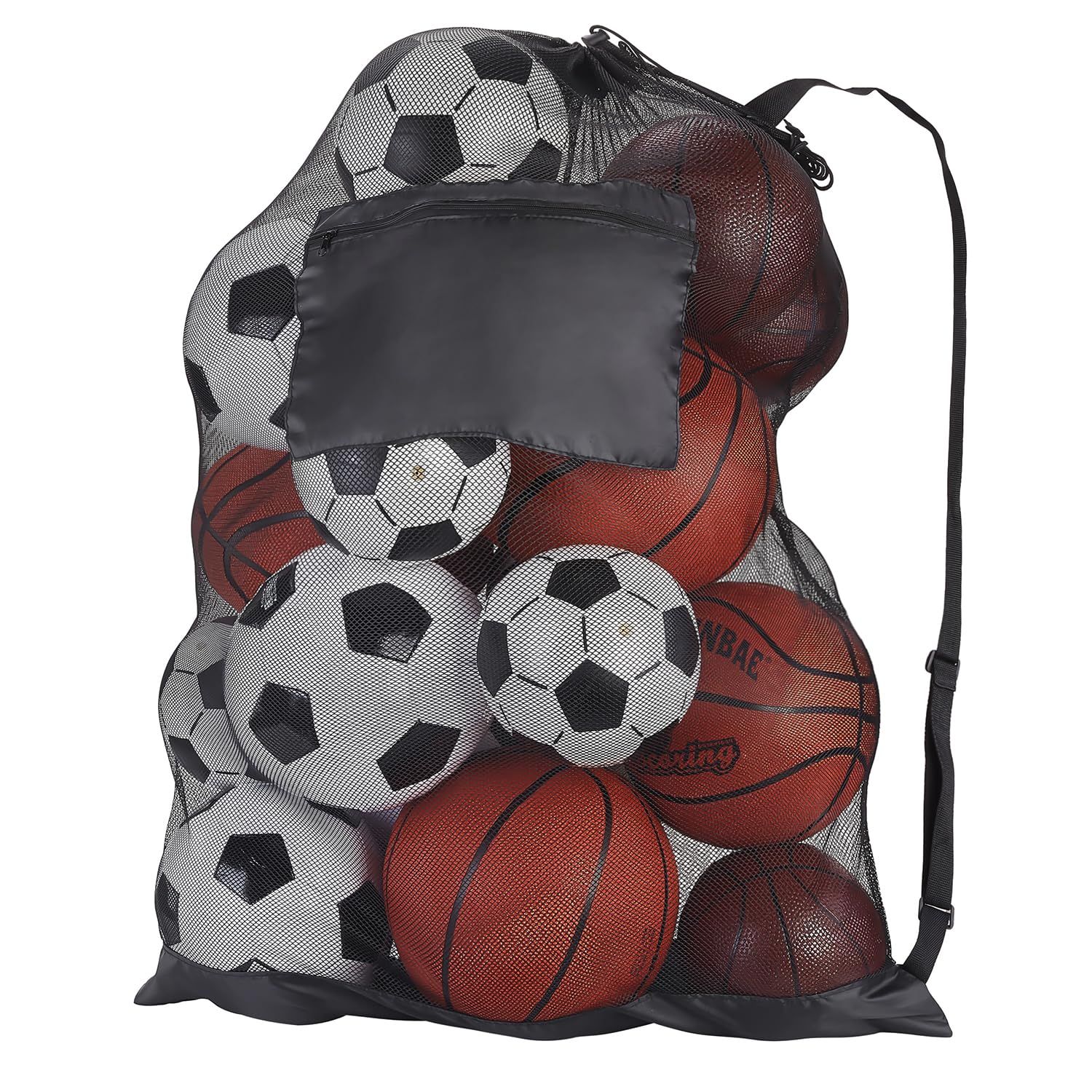 Drawstring Ball Bag - Organize, Store, and Transport Your Sports Basketball, Volleyball, Baseball, Swimming Gear with Ease