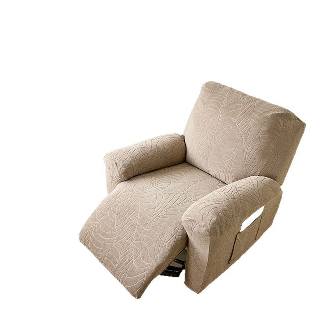 Waterproof Recliner Chair Covers 4 Pieces Recliner Cover That Stay in Place, Washable Lazy Boy Recliner Slipcovers with Pockets Reclining Protector for Pet, Kids