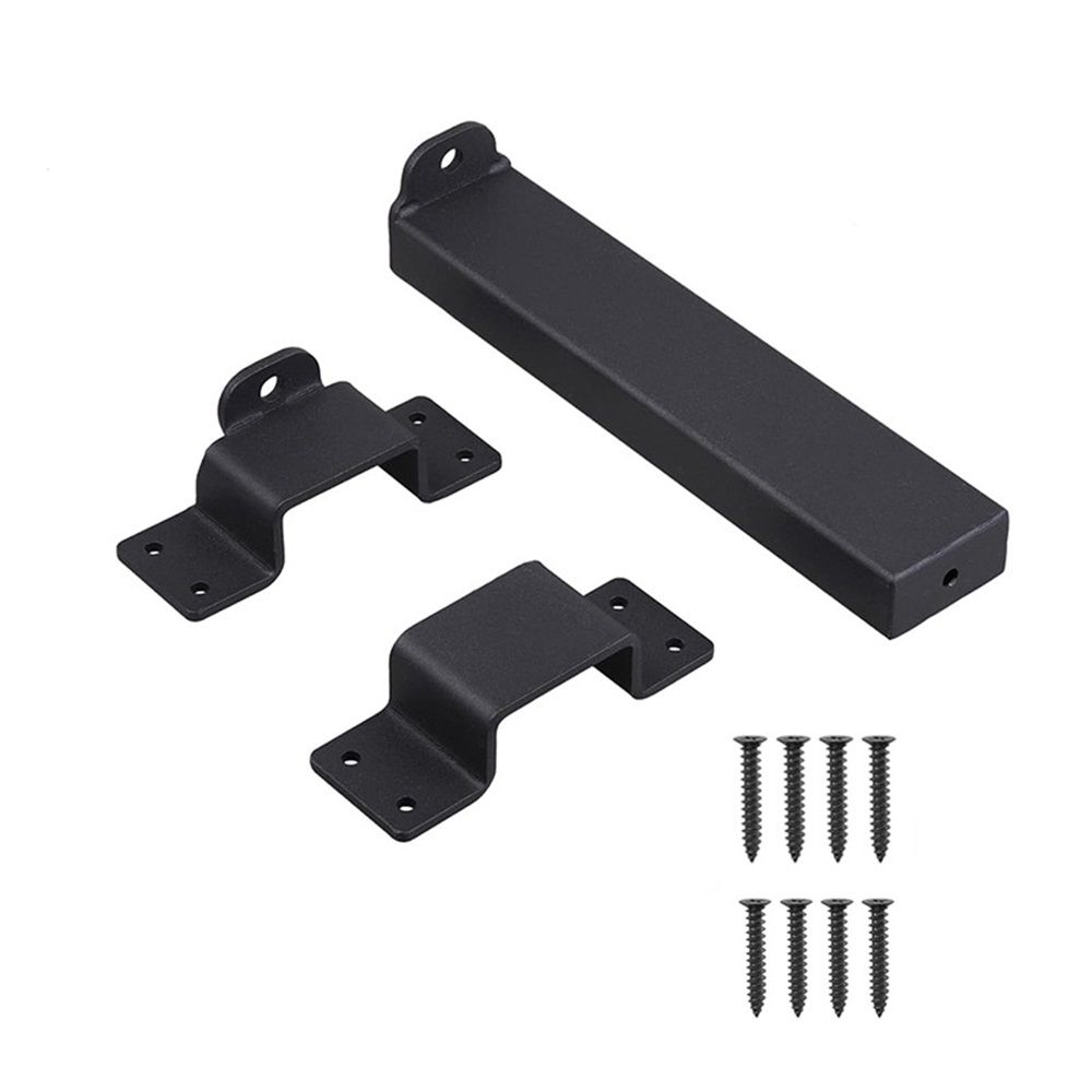 Slide Gate Latch,Slide Gate Latch Lock with Padlock Hole, Suitable for Wooden Fences,Barn Door Lock,Outdoor,Fence,Courtyard,Shed Lock,Cottages, Cabinet,Matte Black