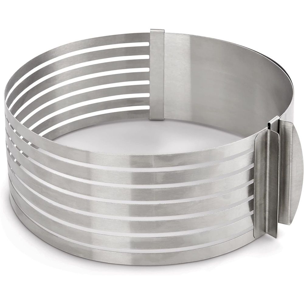 Cake Leveler Slicer, Adjustable Round Cake Rings, Cake cutter  Stainless Steel Cake Slicing Accessories, 6 inch