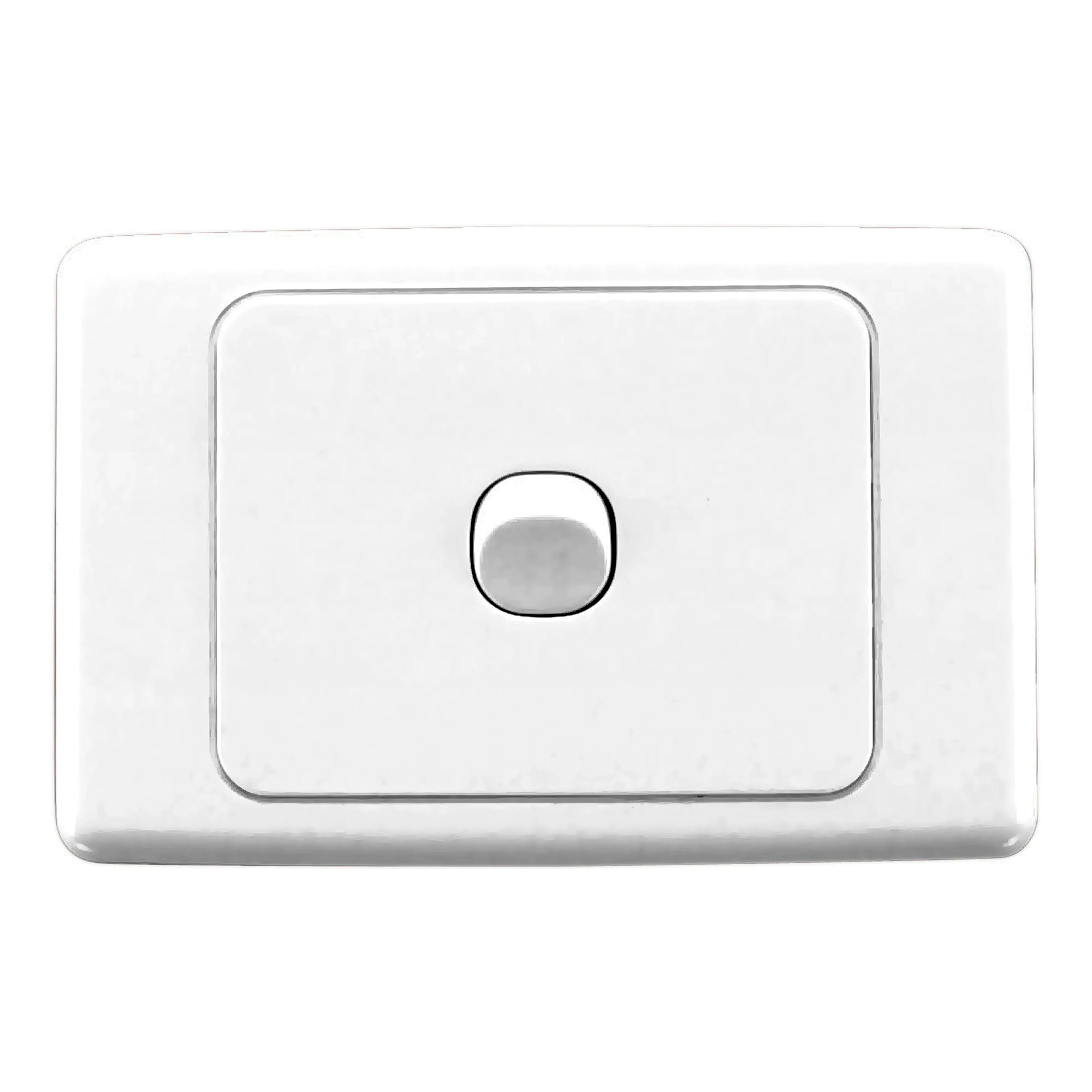 Clipsal 2000 Series Flush Switch 1 Gang, 250VAC, 10A, Standard, Horizontal | White Electric 2031HA-WE