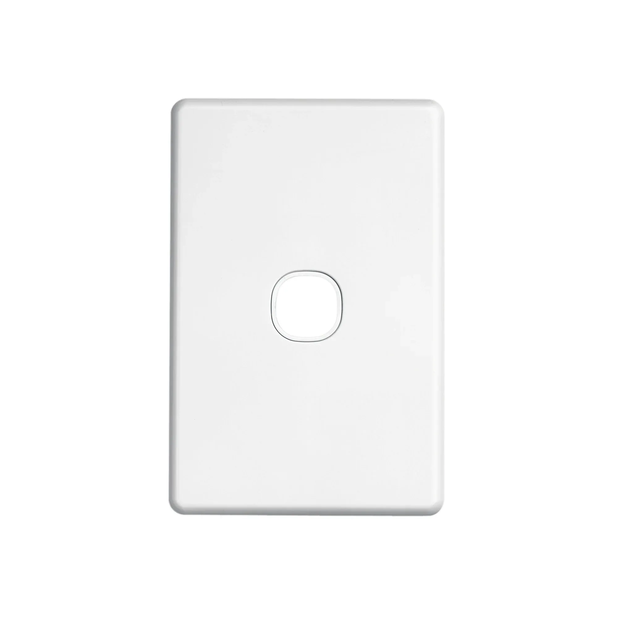 Clipsal Switch Grid & Cover Plate Flush Mount Standard 1 Gang Horizontal/Vertical White | C2031VHWE