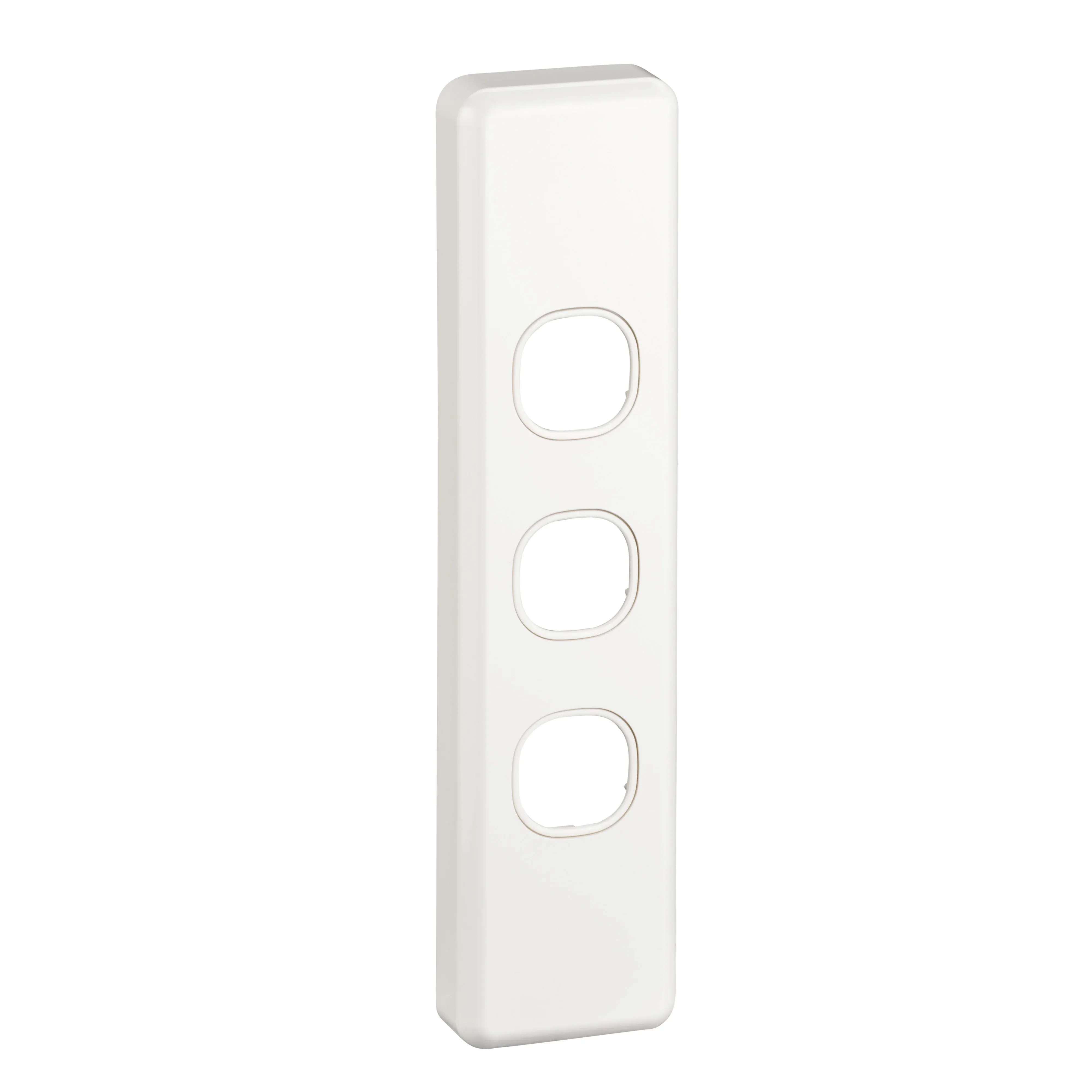 Classic C2000 Series Switch Grid Plate and Cover 3 Gang, Architrave | White Electric C2033-WE