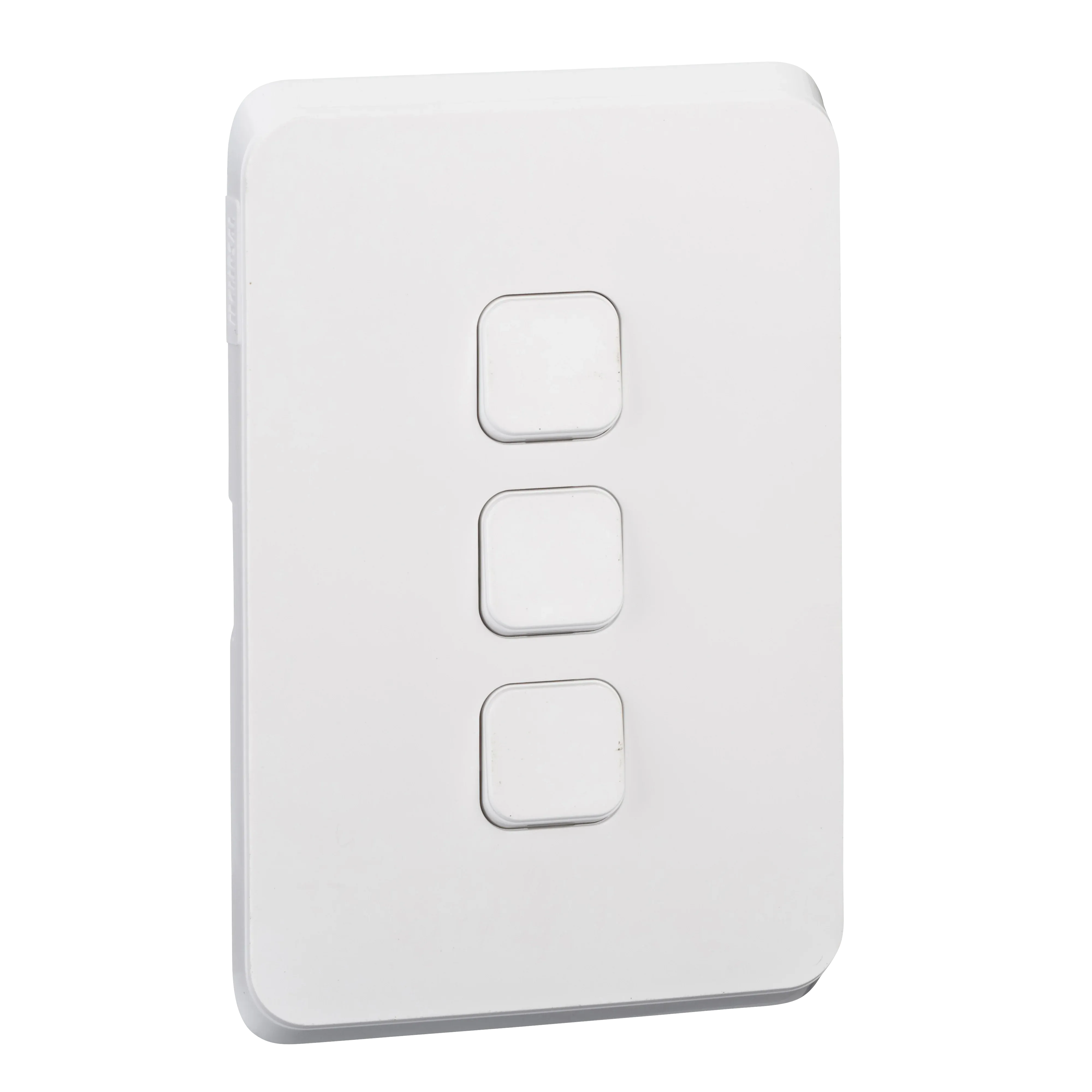 Clipsal Iconic Switch Plate Skin 3 Gang, Horizontal/Vertical Mount | 3043C-XW