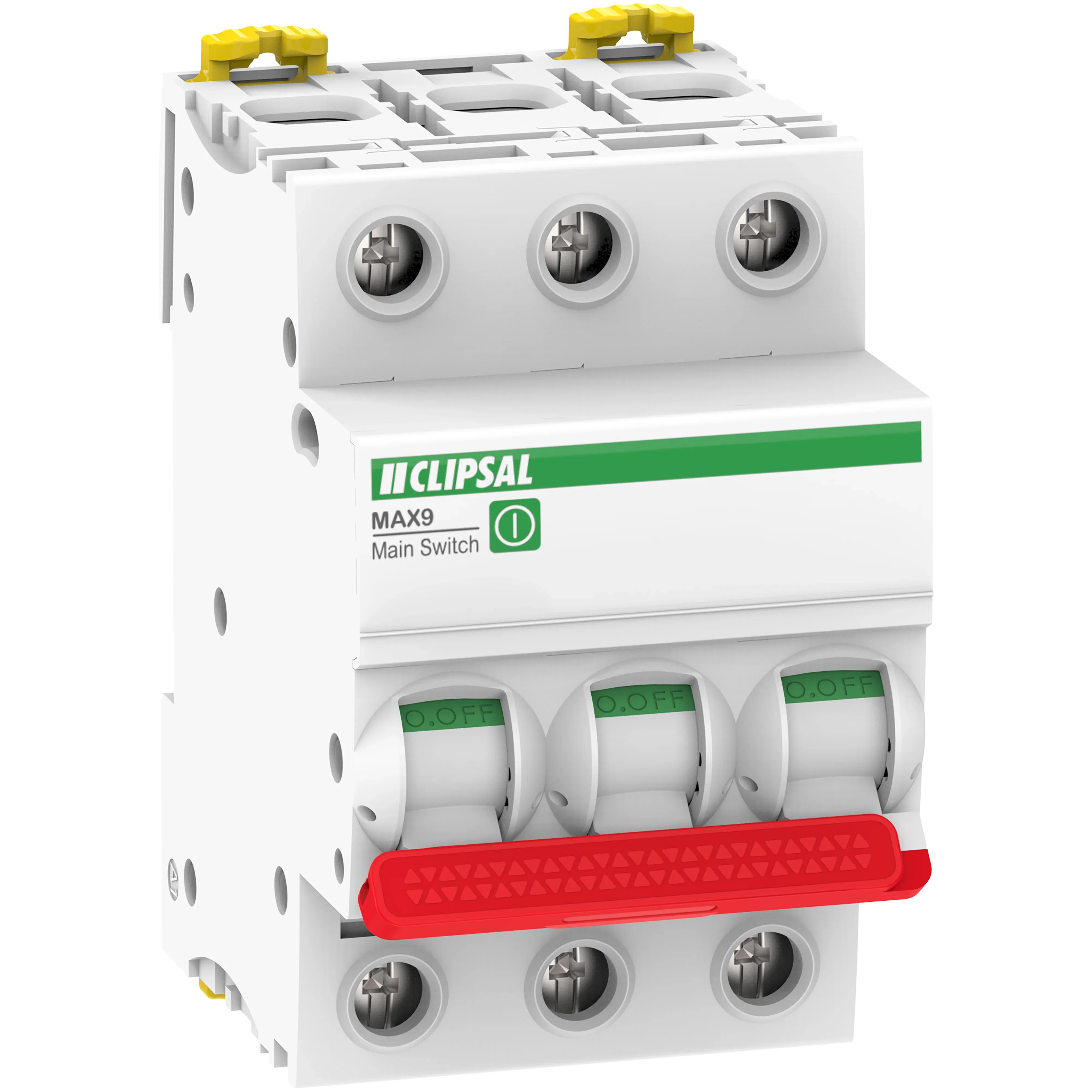 Clipsal MAX9 Isolator Switch 3P, 100A, 415V | MX9MS3100