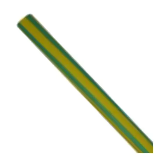 Alco HSTNW Heatshrink Tubing Thin Wall Plain Unlined 24-11mm 1.2M Yellow/Green | HSTNW22/11YG