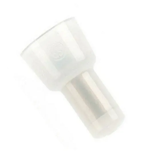 Cabac End Connector Insulated Single Grip 1-2.6mm 1C White 50 Pack | EC2