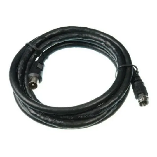 Digitek Quad TV Fly Lead PAL Male to PAL Male Black | 06A18MQB